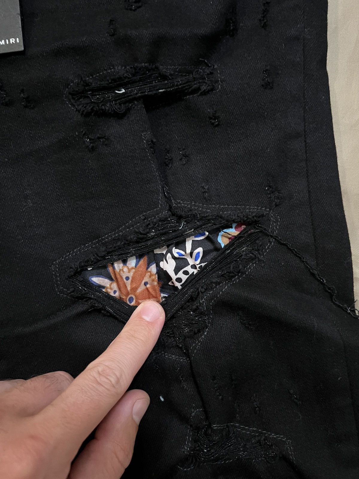 Amiri Amiri mx1 black jeans size 34 Size US 33 - 2 Thumbnail