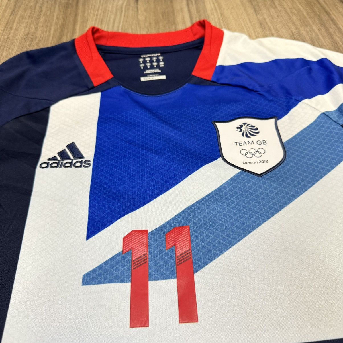 Adidas Olympic 2012 GB team football shirt #11 Giggs Size US M / EU 48-50 / 2 - 3 Thumbnail