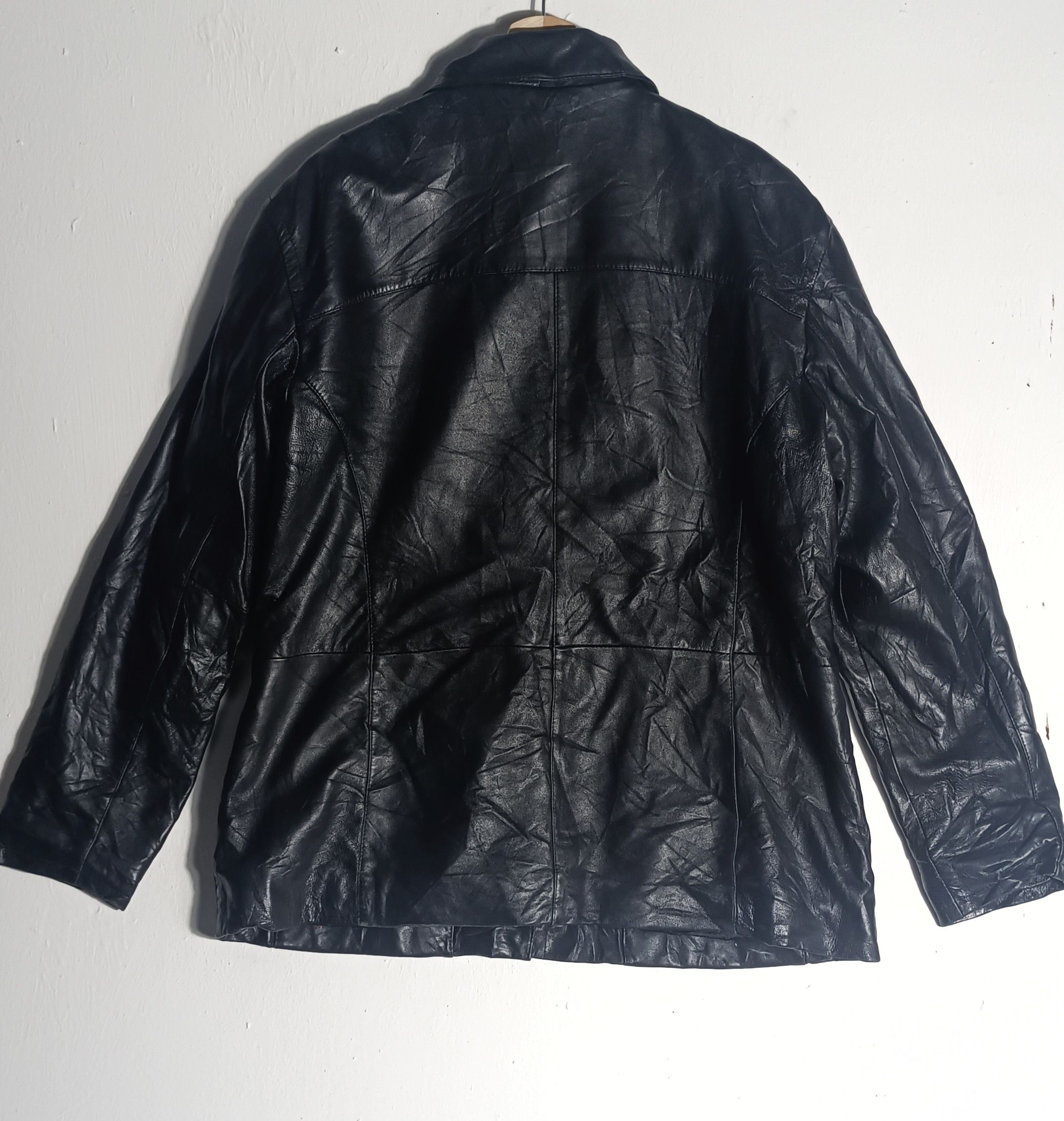 Vintage Vintage Genuine Black Leather TheAlternative Size US L / EU 52-54 / 3 - 2 Thumbnail