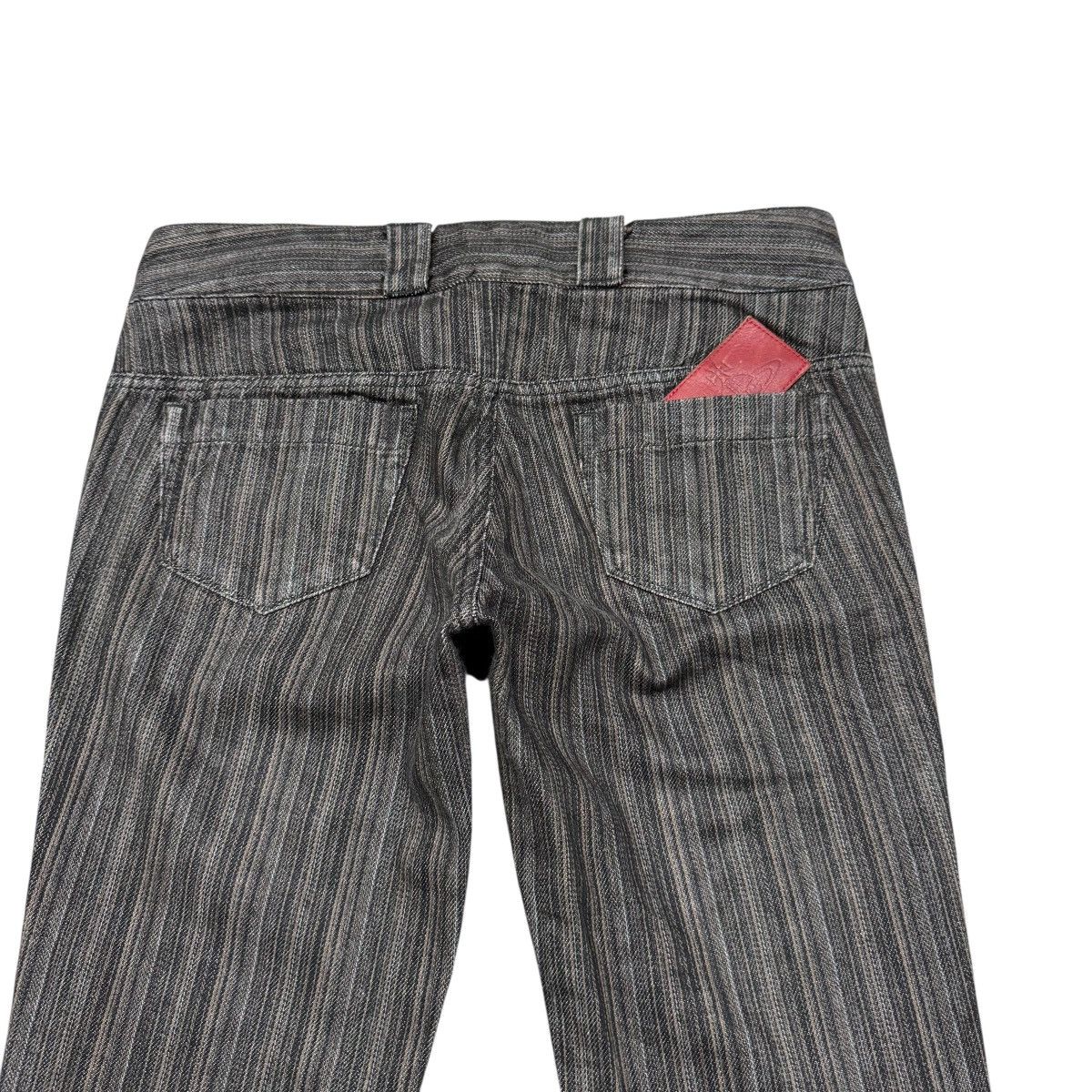 Vivienne Westwood Vivienne Westwood Pinstriped Low Rise Cropped Pants Size 29" - 10 Thumbnail