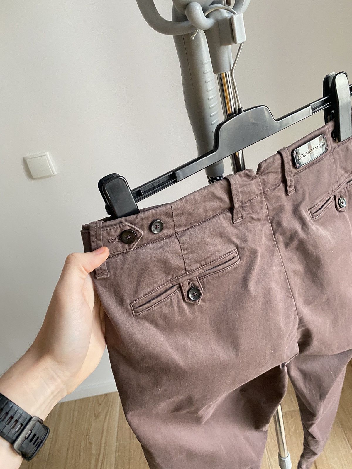 Corneliani Corneliani Pants Nude Burgundy size 50 Size US 32 / EU 48 - 12 Thumbnail