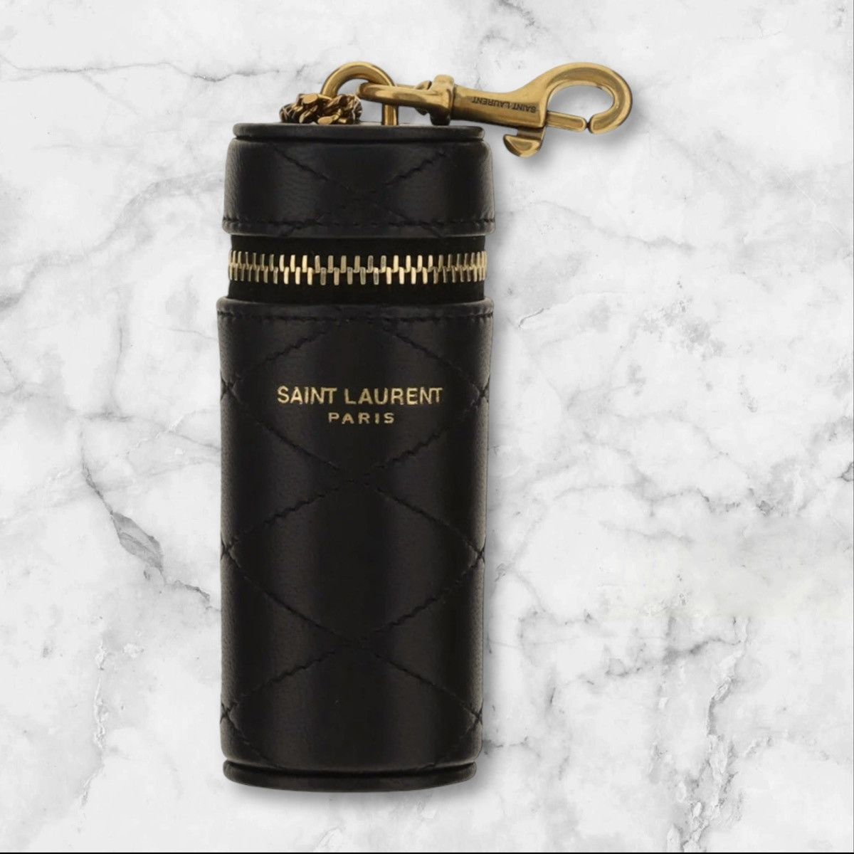 Saint Laurent Paris Saint Laurent Quilted Leather Case Necklace Size ONE SIZE - 2 Thumbnail