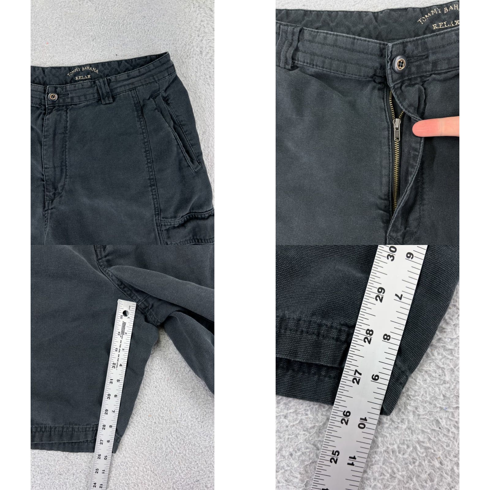 Tommy Bahama Tommy Bahama Shorts Men 38 Black Cotton Blend Tencel Chino Beach Resort Vacation Size US 38 / EU 54 - 8 Thumbnail