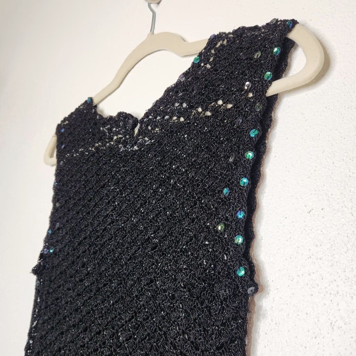 Vintage VINTAGE Charlotte Russe Tank Top Black Women's L Tank Rayon Fairy 90s Y2K Size L / US 10 / IT 46 - 7 Thumbnail