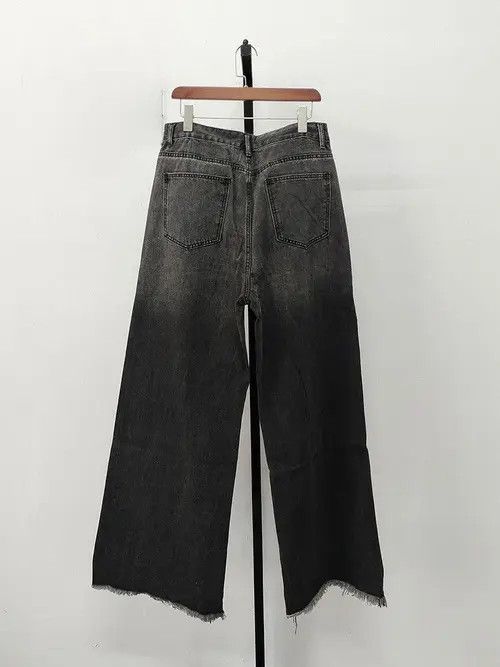 Jean Michiko x Ayami Black Baggy Wide Leg Denim Jeans Size US 32 / EU 48 - 7 Thumbnail