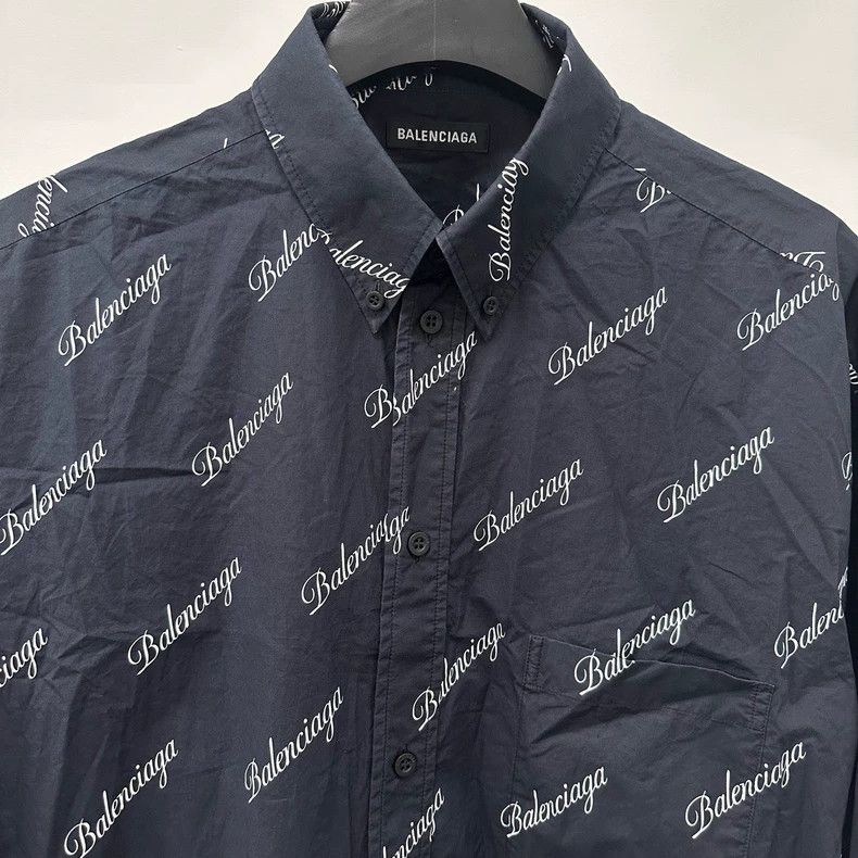 Balenciaga Balenciaga size 37 SS21 Long Sleeve Shirt with Full Bullet Size US M / EU 48-50 / 2 - 3 Thumbnail