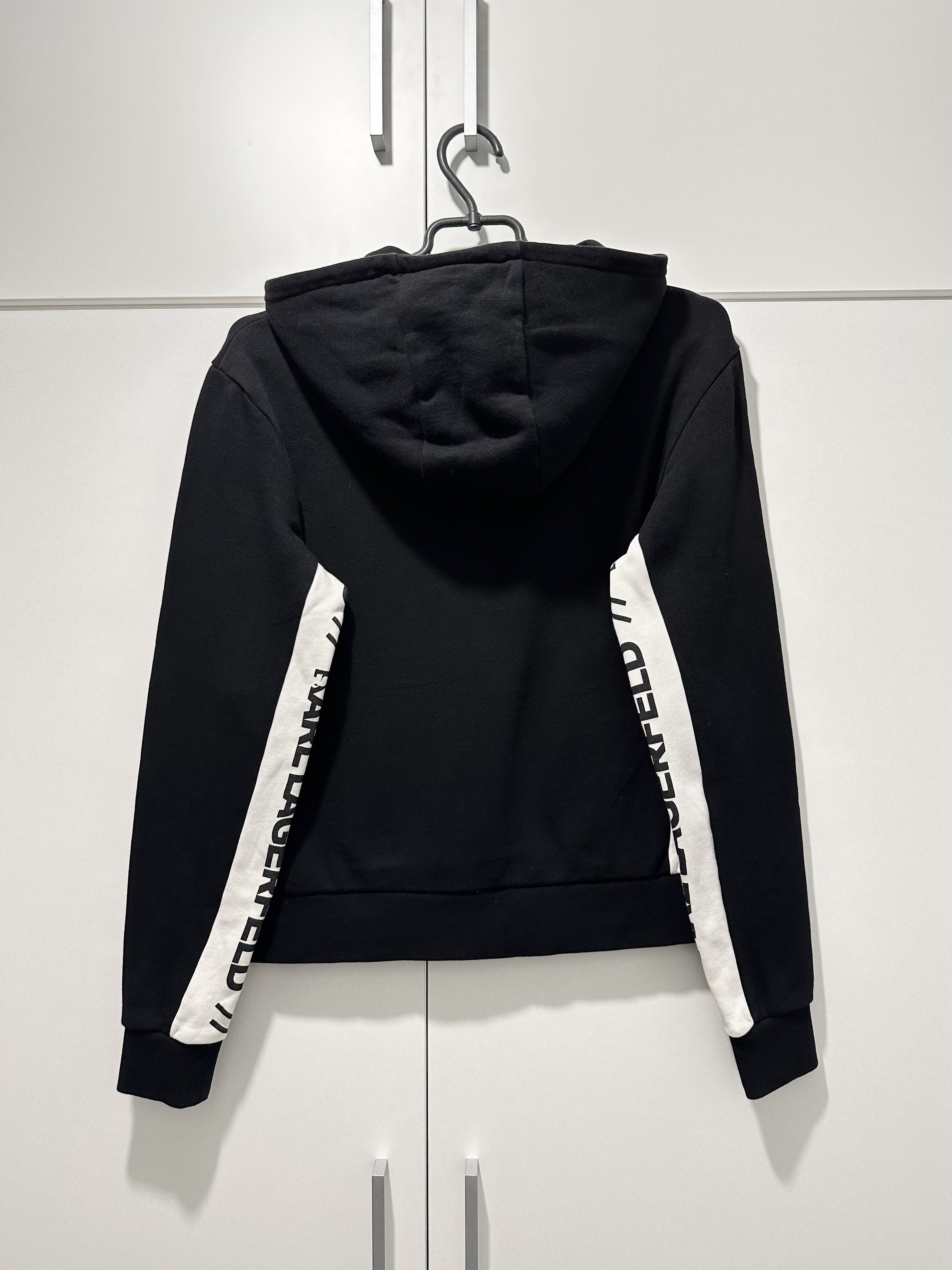 Karl Lagerfeld Karl Lagerfeld Black Logo Hoodie (S) Size S / US 4 / IT 40 - 2 Thumbnail