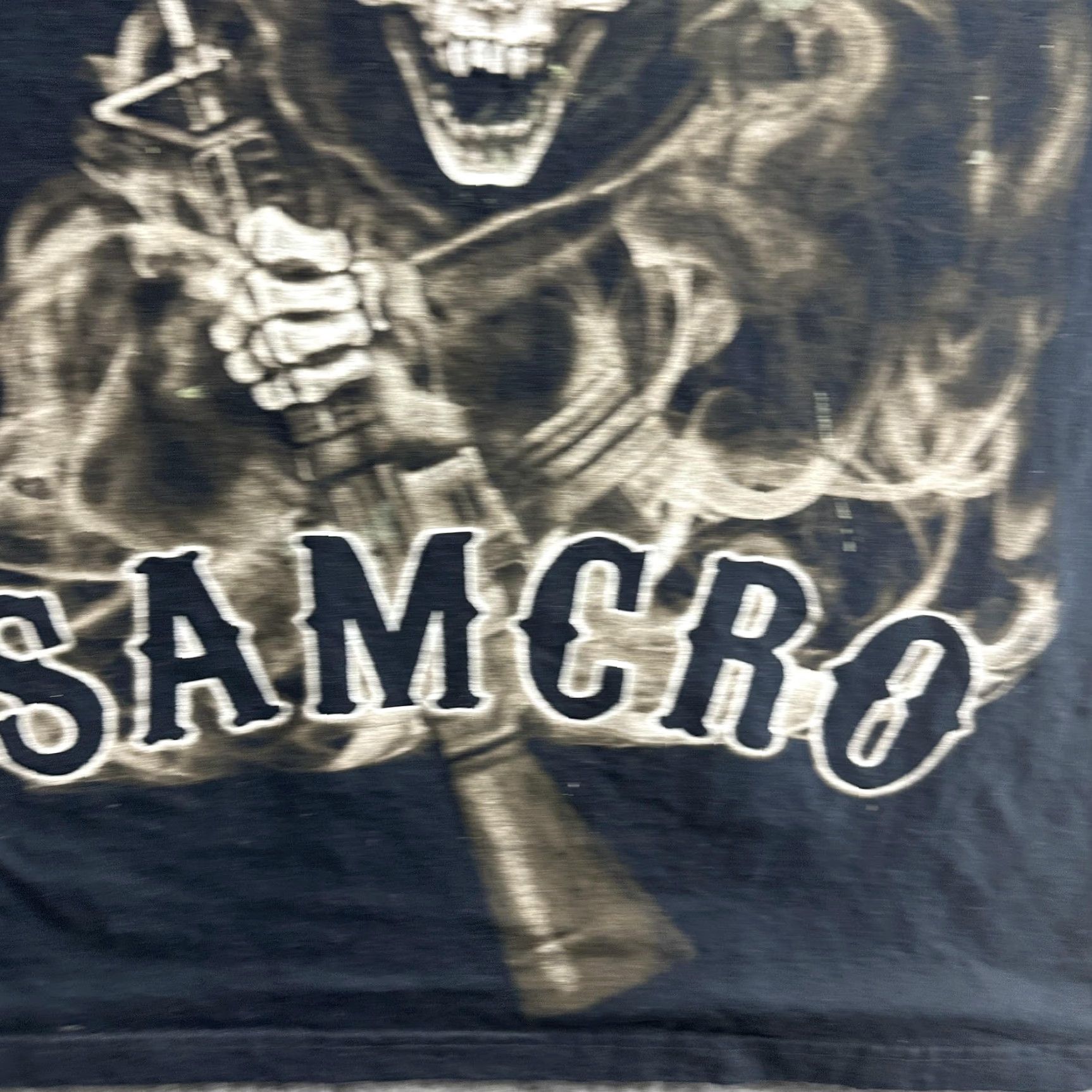 Vintage VINTAGE Sons Of Anarchy T-Shirt Mens Large Black Graphic Print TV Show Biker Sam Grim Reaper FX Size US L / EU 52-54 / 3 - 5 Thumbnail