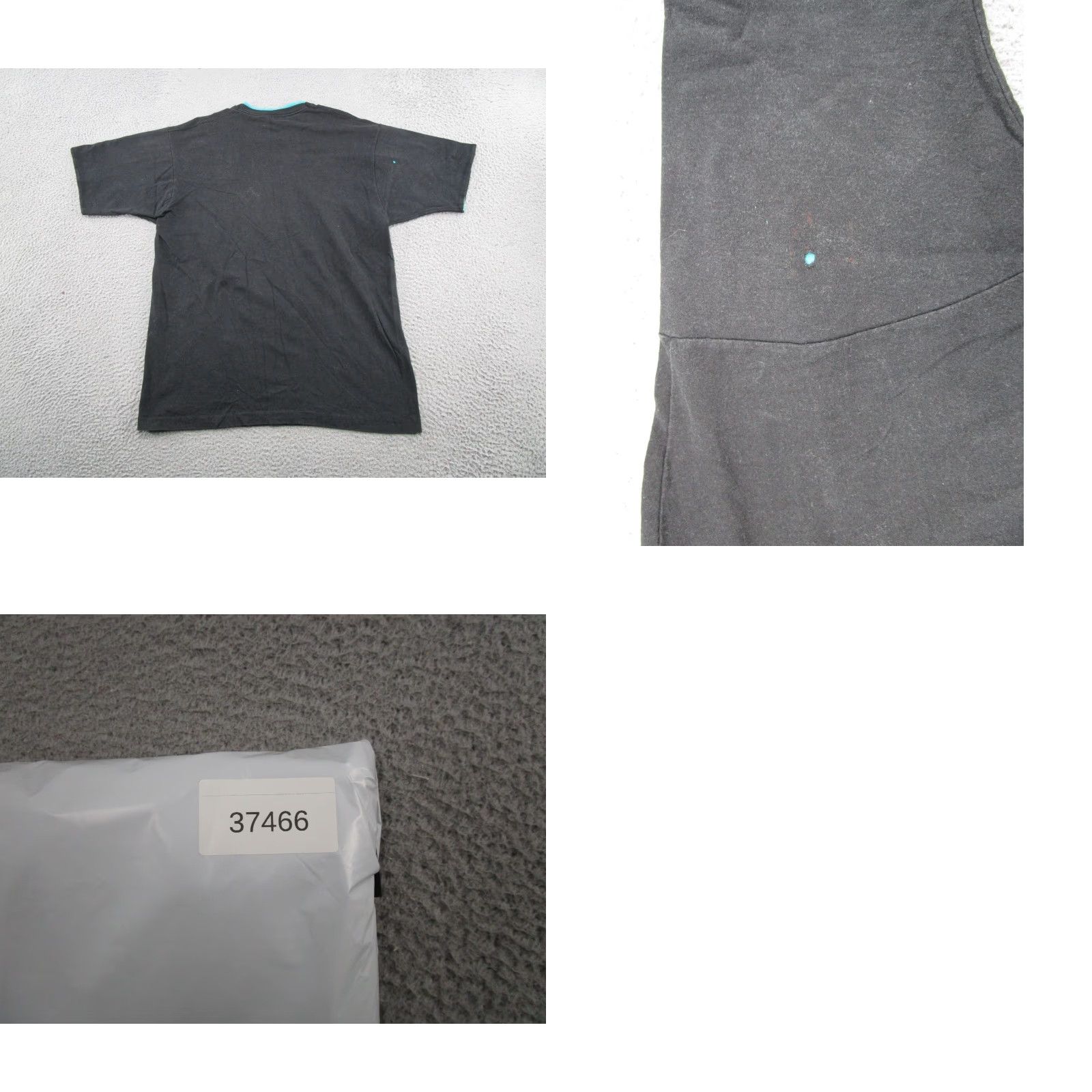Fruit Of The Loom VINTAGE Montego Bay Jamaica 90s Fruit of the Loom Shirt XL Black Cotton Crew Neck Short Sleeve Men 90s Vintage T-Shirt Size US XL / EU 56 / 4 - 8 Thumbnail