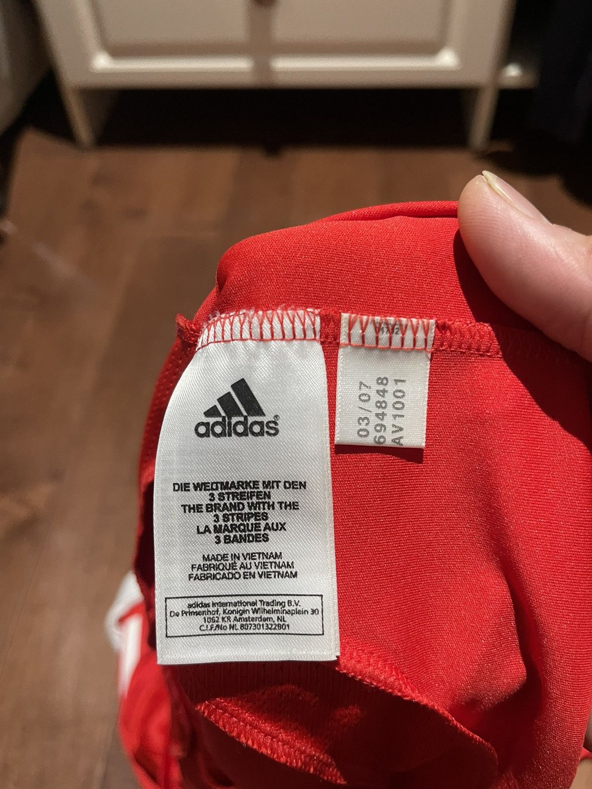 Adidas 2007 Adidas SL Benfica Home Jersey Size US S / EU 44-46 / 1 - 10 Thumbnail