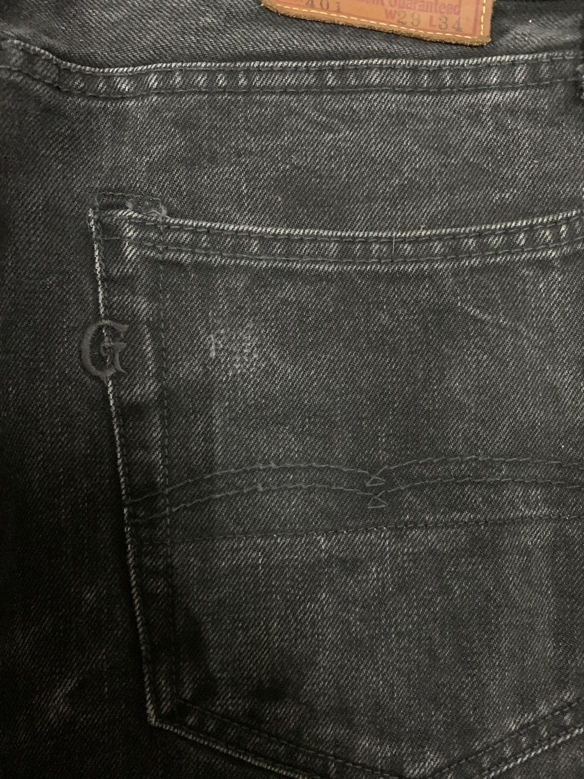 EIGHT-G Vintage Japanese Brand Eight-G Selvedge Distressed Jeans Size US 30 / EU 46 - 17 Thumbnail
