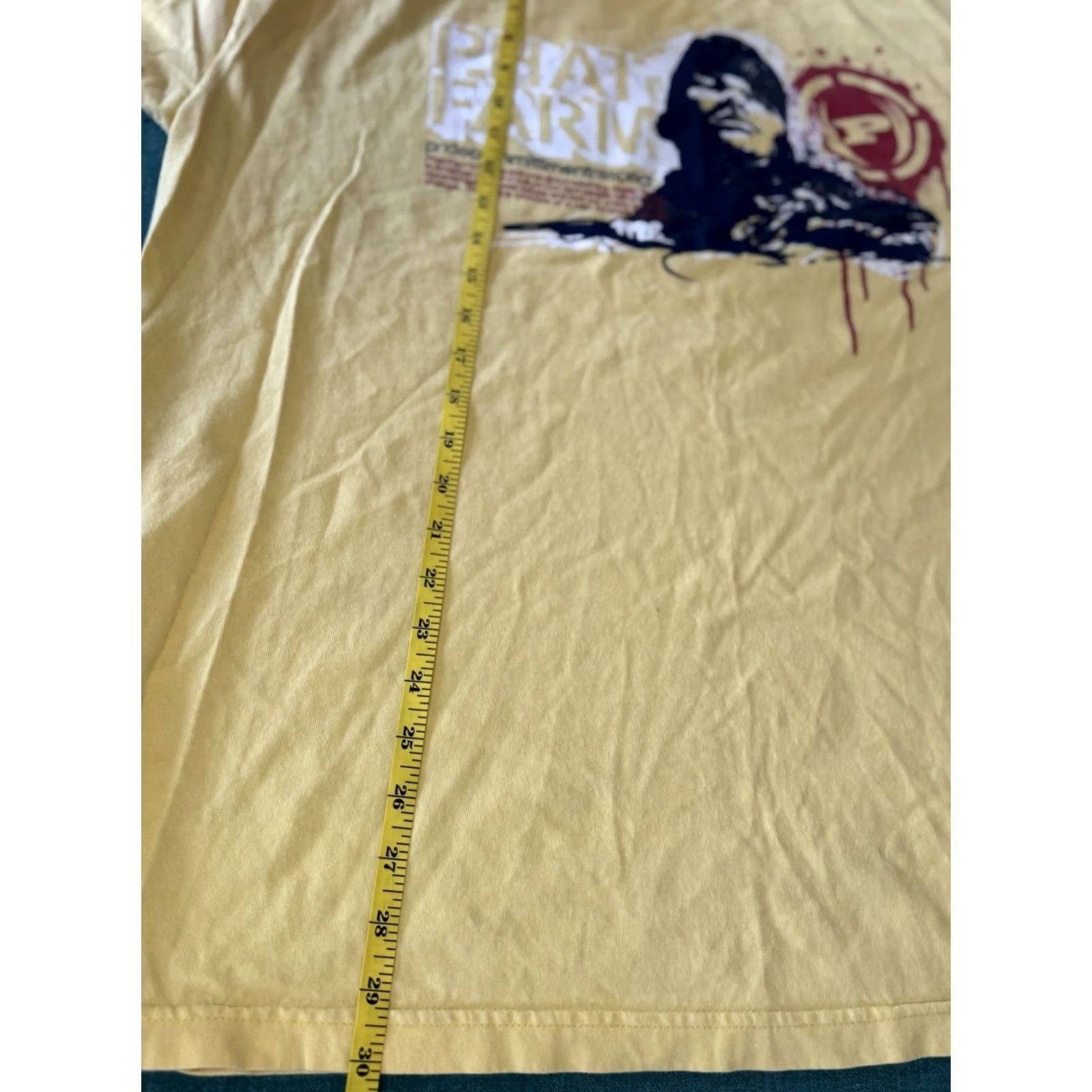 Phat Farm VINTAGE Phat Farm Graphic Print Yellow Shirt Mens XL VTG Y2K Streetwear Size US XL / EU 56 / 4 - 6 Thumbnail