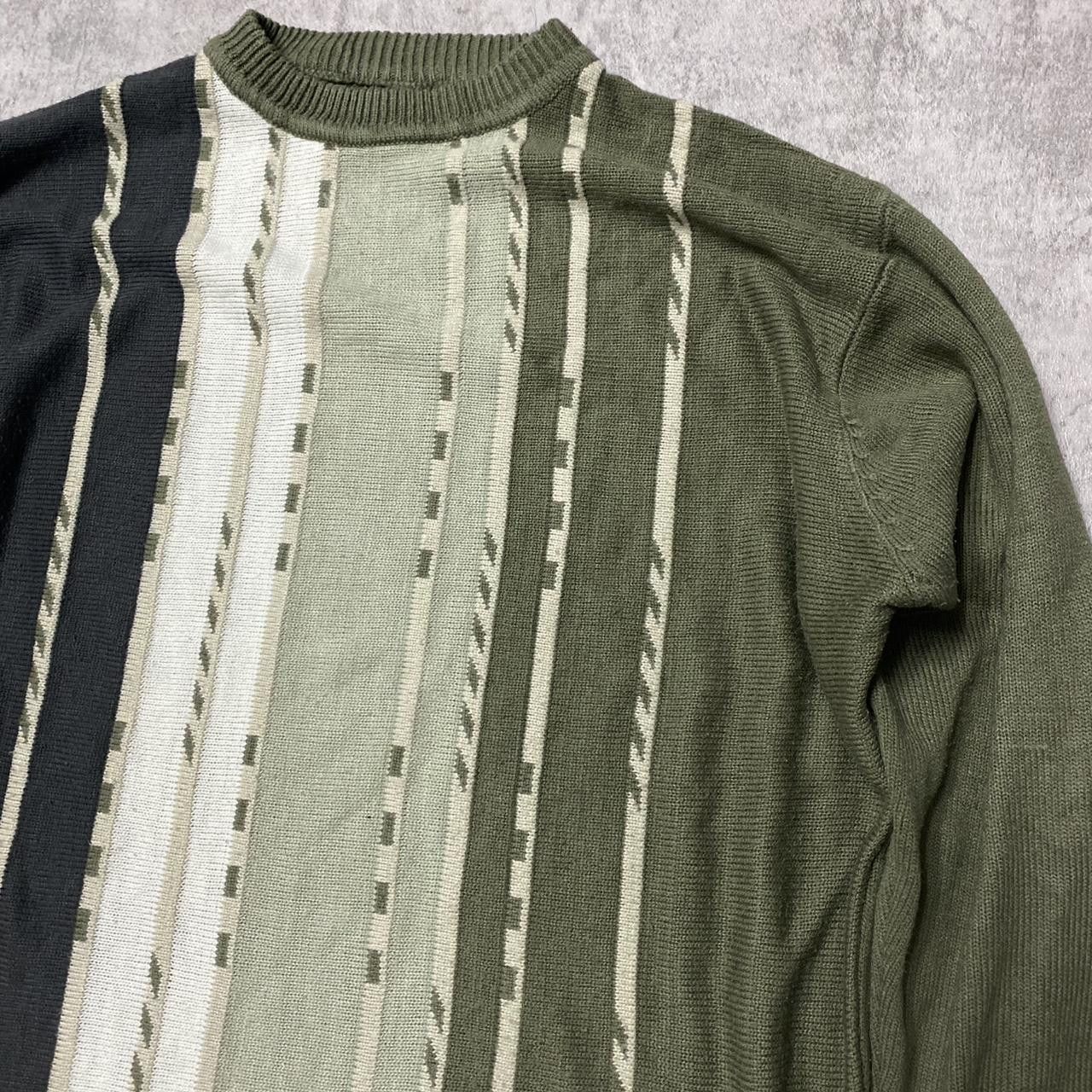 Other Retro green and black striped sweater #indie #skater Size US XXL / EU 58 / 5 - 2 Thumbnail