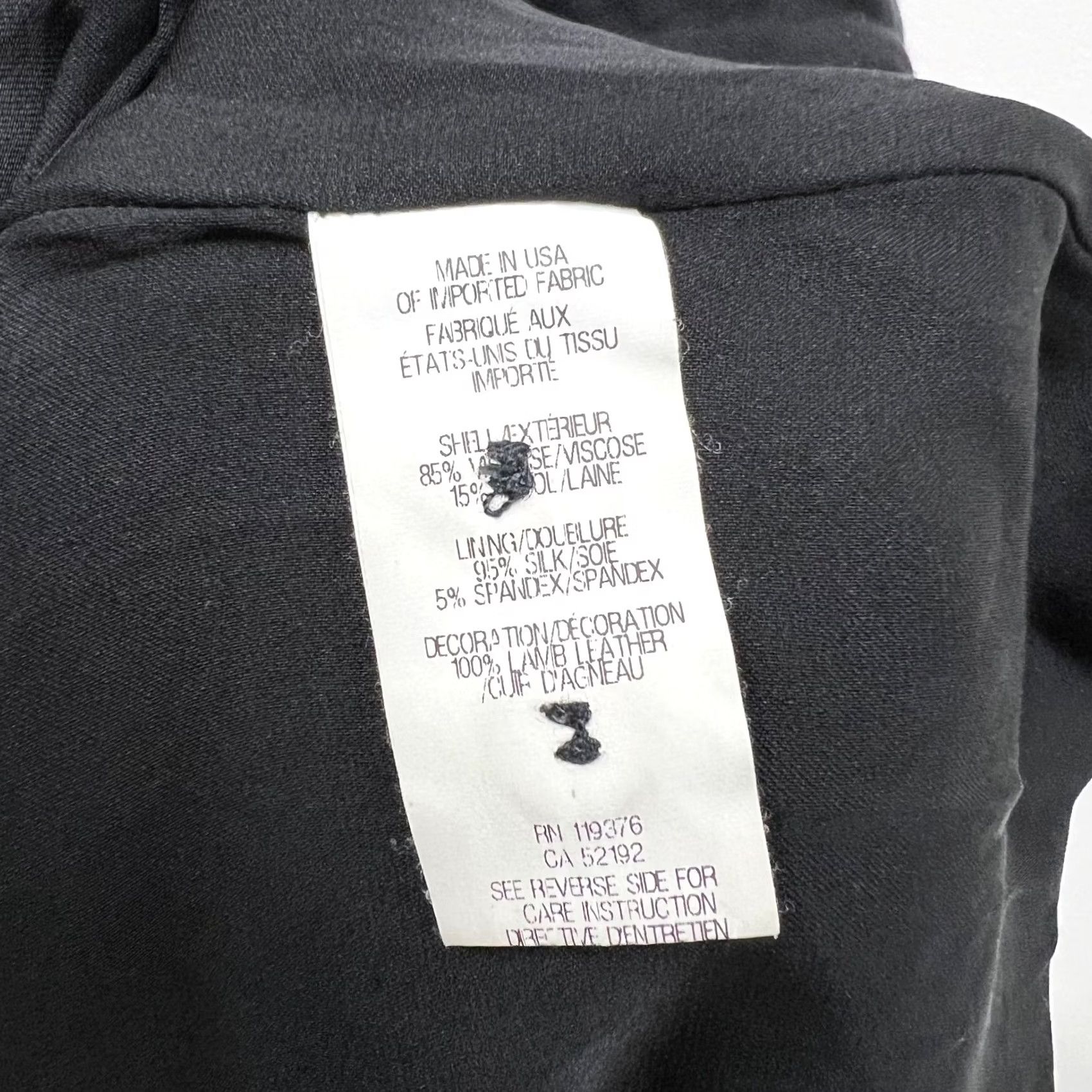 Helmut Lang Helmut Lang Blazer Shirt Women's Size 0 Black Biker Intermix Jacket Size XS / US 0-2 / IT 36-38 - 7 Thumbnail