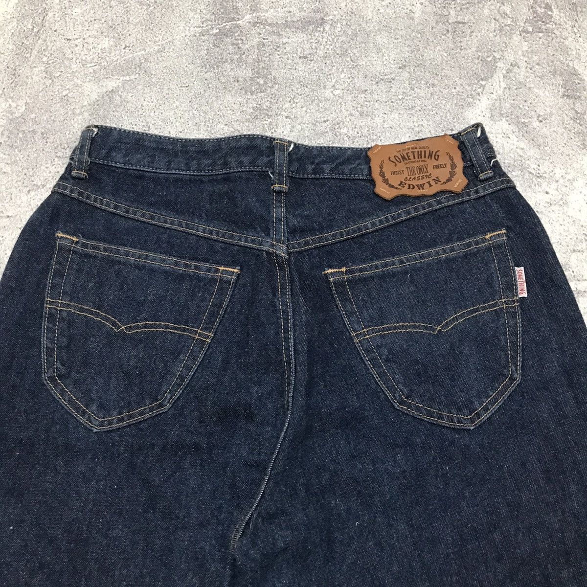 Japanese Brand × Vintage Edwin something ballon jeans baggy vtg Size 35" - 1 Thumbnail