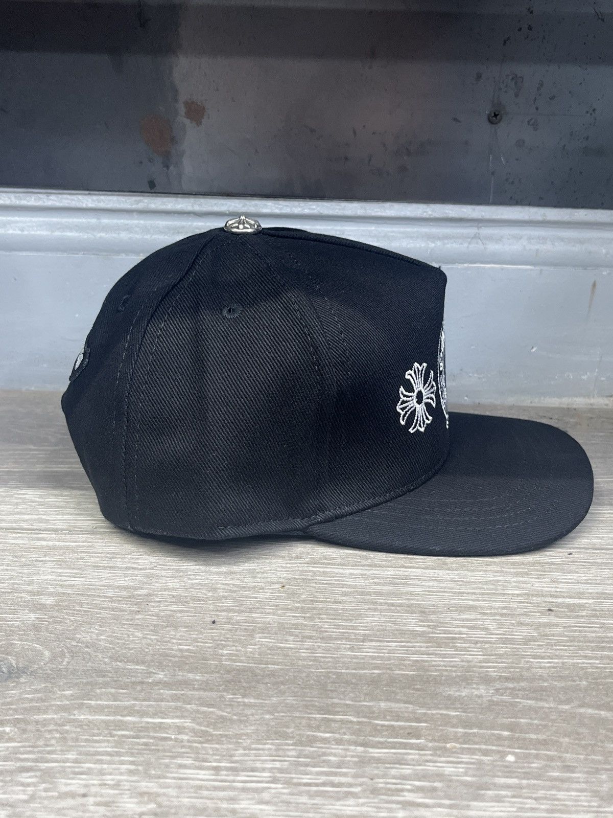 Chrome Hearts Chrome Hearts Horseshoe Denim Baseball Hat Size ONE SIZE - 3 Thumbnail