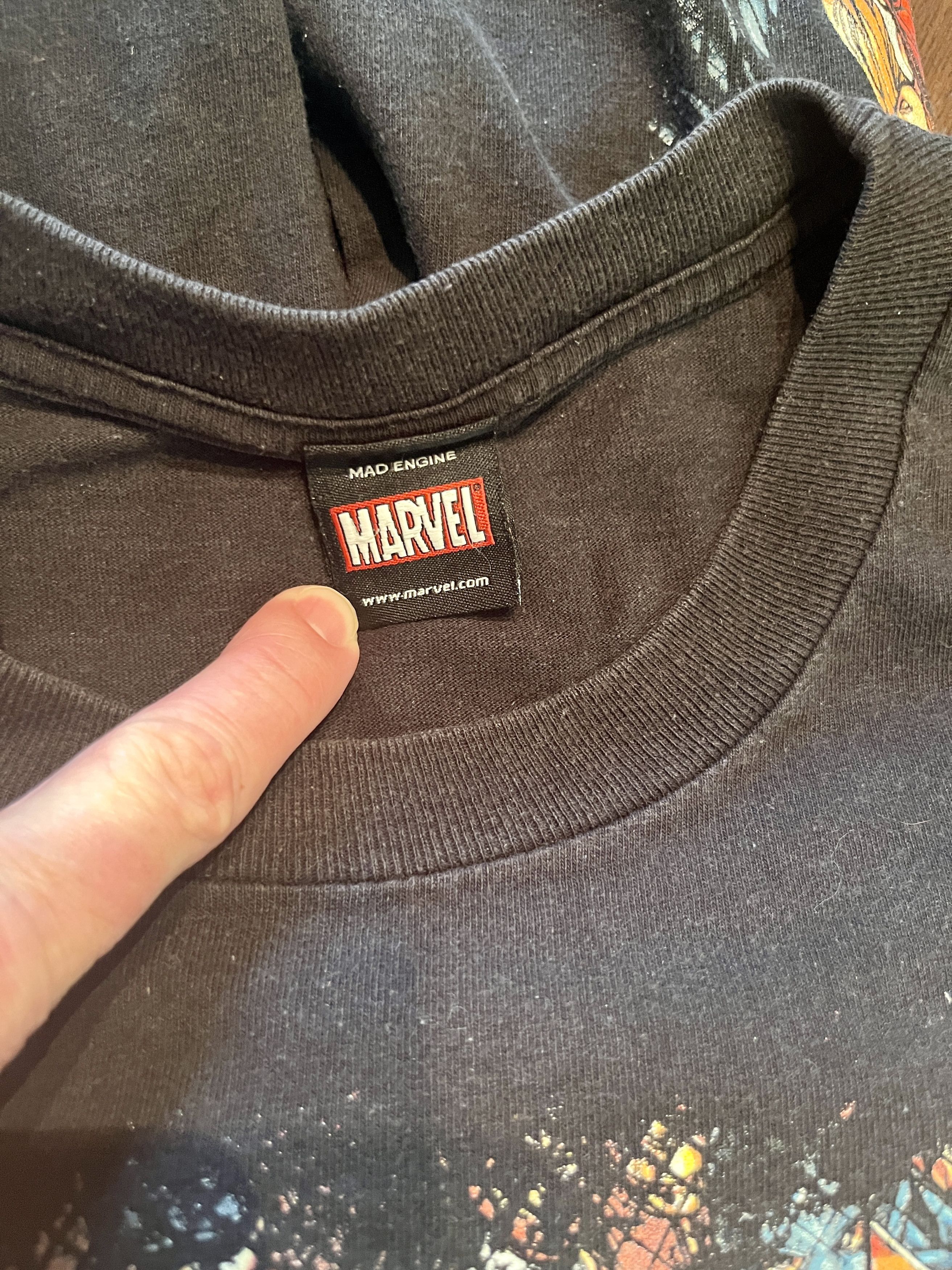 Marvel Comics Vintage Marvel Civil War Collage Tee Mad Engine XL Size US XL / EU 56 / 4 - 6 Thumbnail