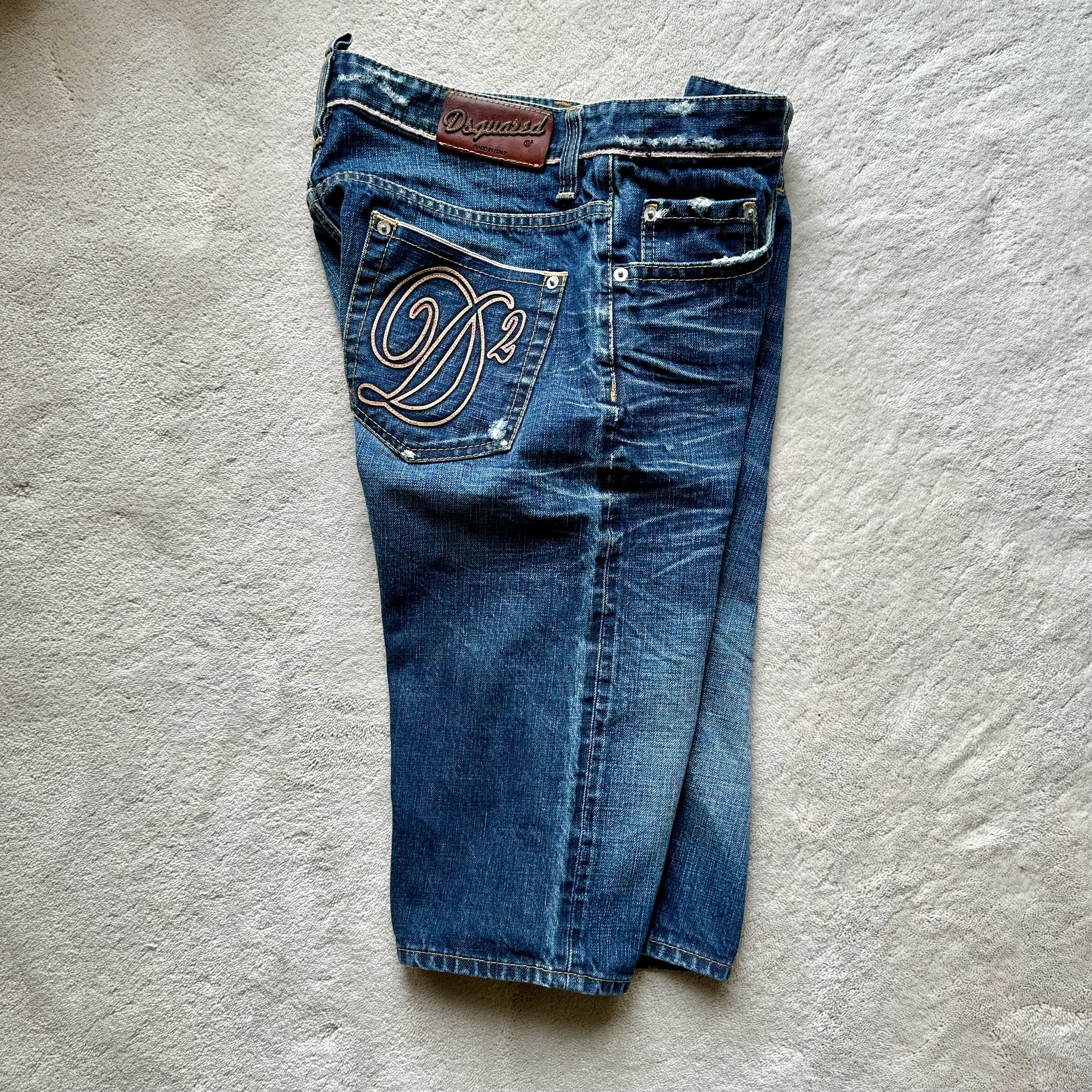 Dsquared2 DSQUARED2 Selvedge Denim LOGO Jean SHORTS Sz 48 EUR | 32 US Size US 32 / EU 48 - 1 Thumbnail