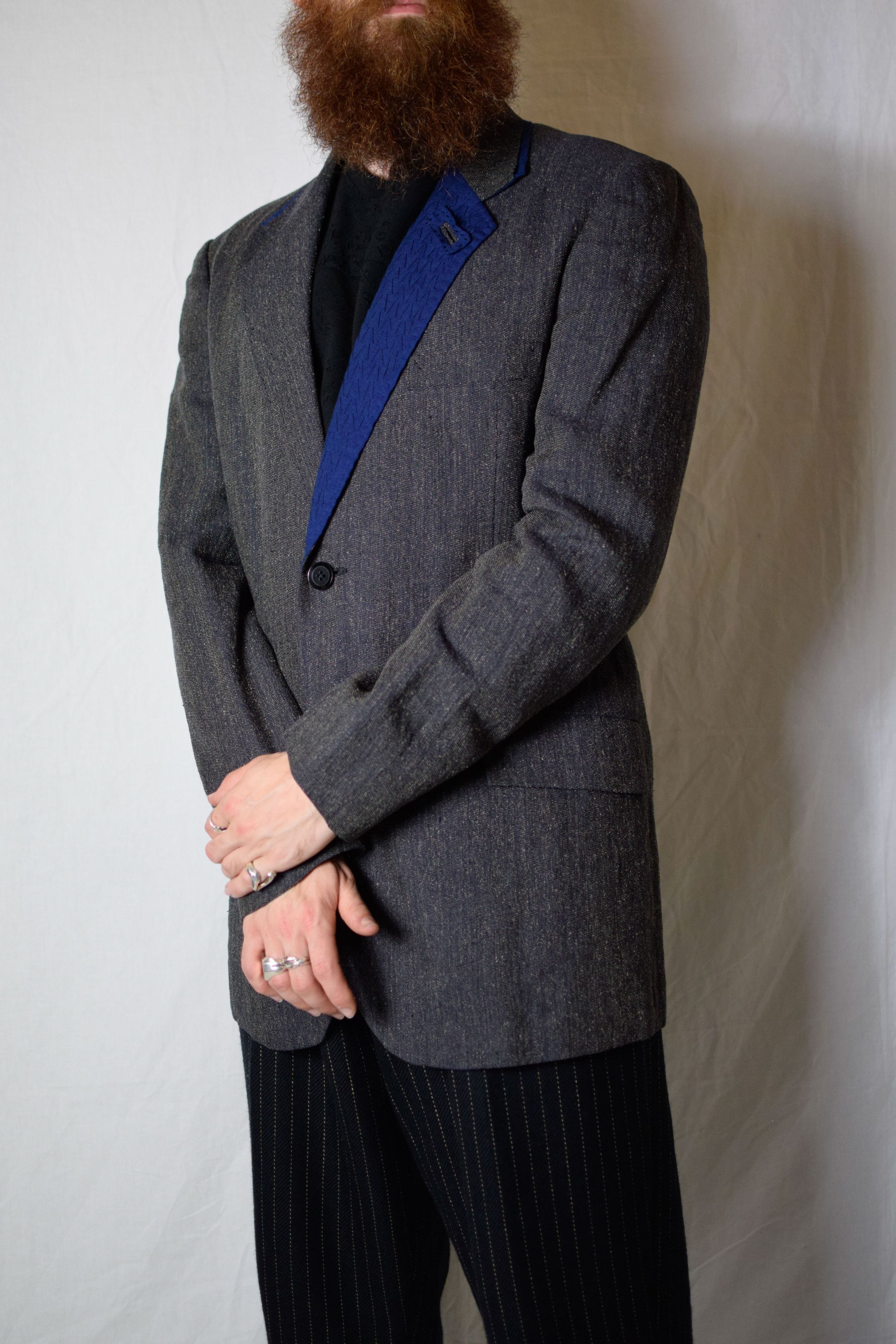 Yohji Yamamoto YYPH SS09 Patchwork Blazer - HV-J21-319 Size 50R - 4 Thumbnail
