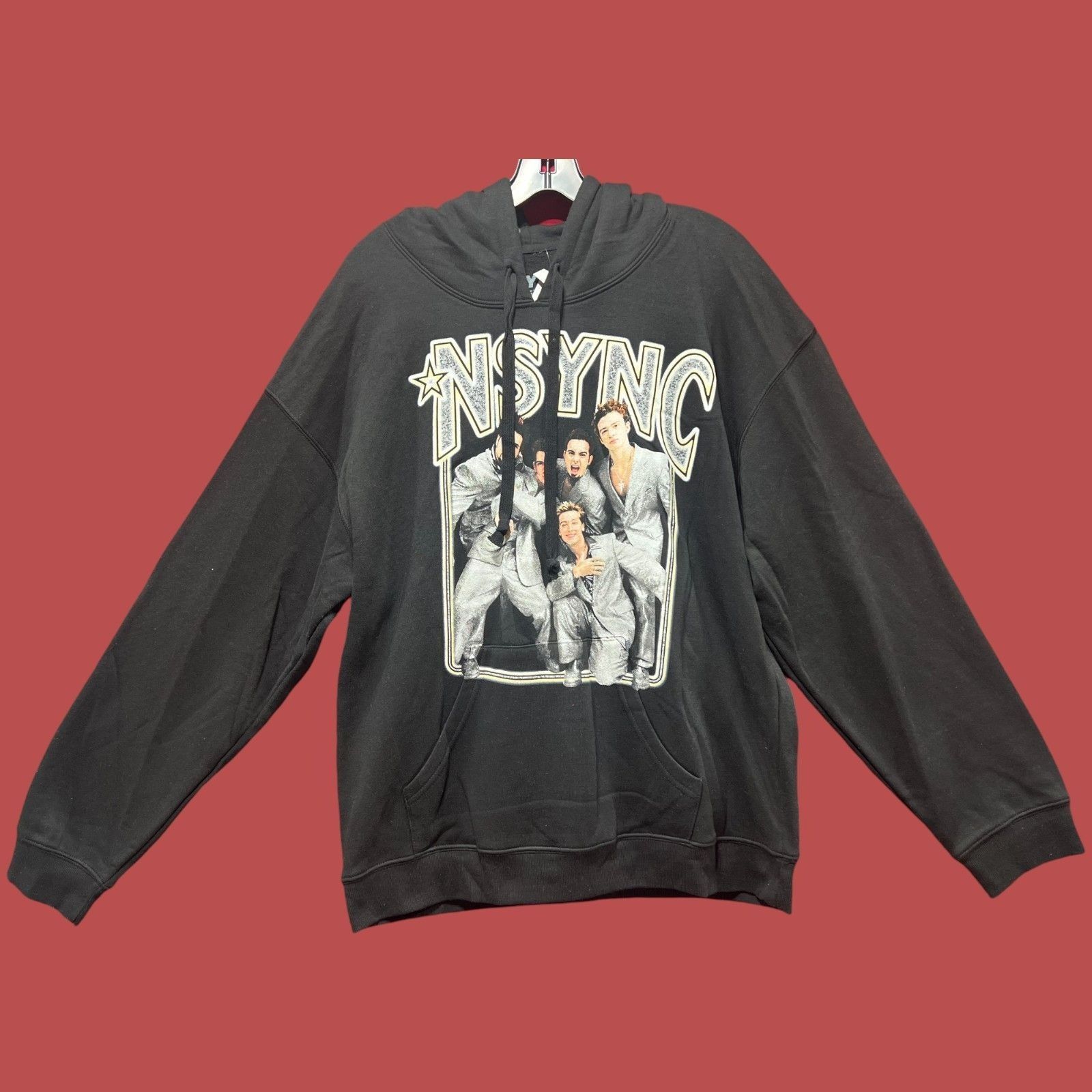 Other NSYNC - Unisex Long Sleeve Hooded Sweatshirt - Black - Extra Size US XL / EU 56 / 4 - 1 Thumbnail