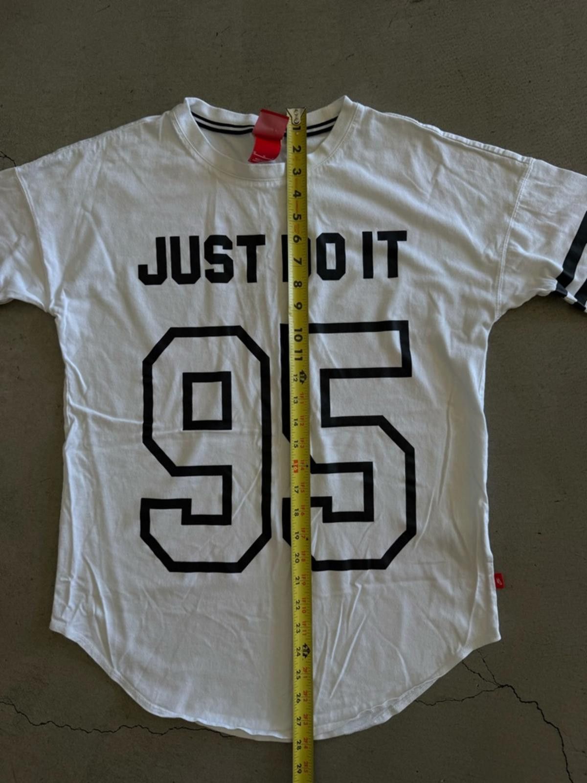 Nike Nike / Just Do It Jersey Top / White Size M / US 6-8 / IT 42-44 - 4 Thumbnail