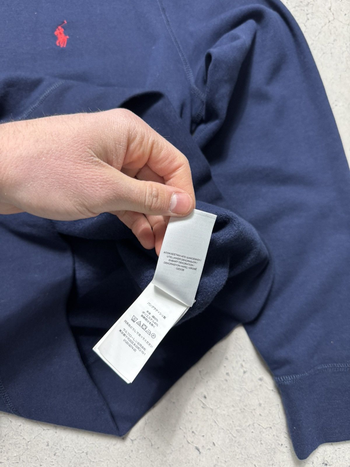 Polo Ralph Lauren Polo Ralph Lauren Navy Sweatshirt New Size M Size US M / EU 48-50 / 2 - 9 Thumbnail