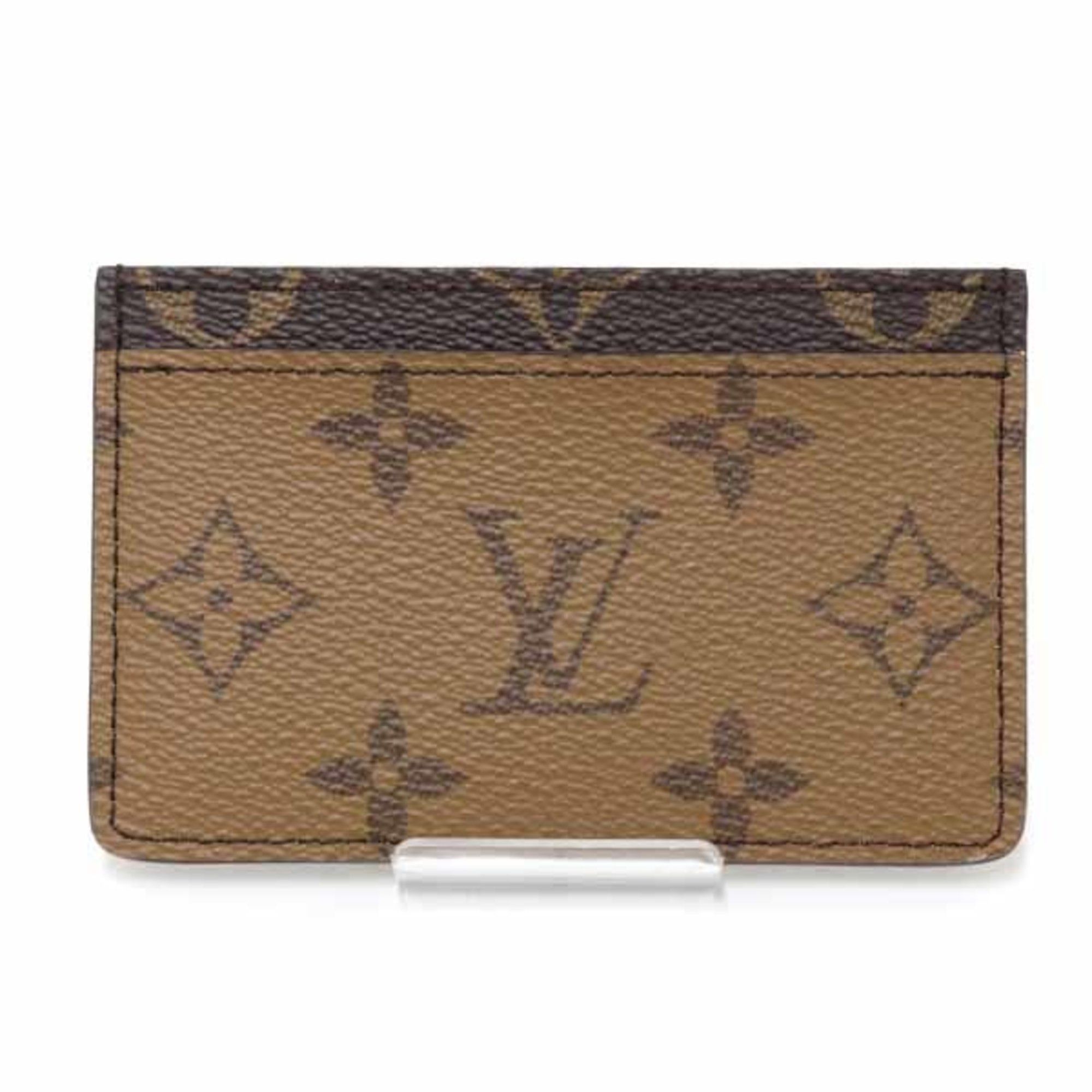 Louis Vuitton Louis Vuitton Porte Carte Sample Card Case, Monogram Reverse, M69161, Brown, Unused Size ONE SIZE - 1 Thumbnail