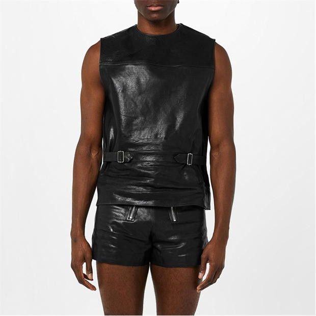 Prada PRADA Sleeveless Vitello Jacket Size US S / EU 44-46 / 1 - 2 Thumbnail