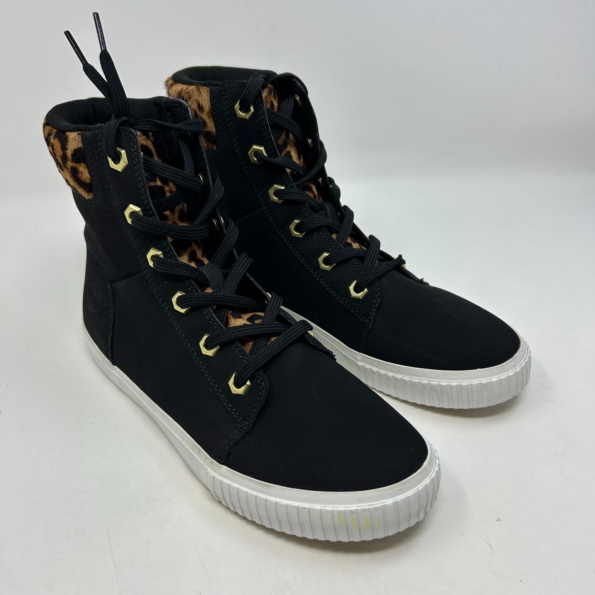 Timberland Timberland Skyla Bay 6" Nubuck High-Top Sneakers Lace-Up Size US 7.5 / IT 37.5 - 4 Thumbnail