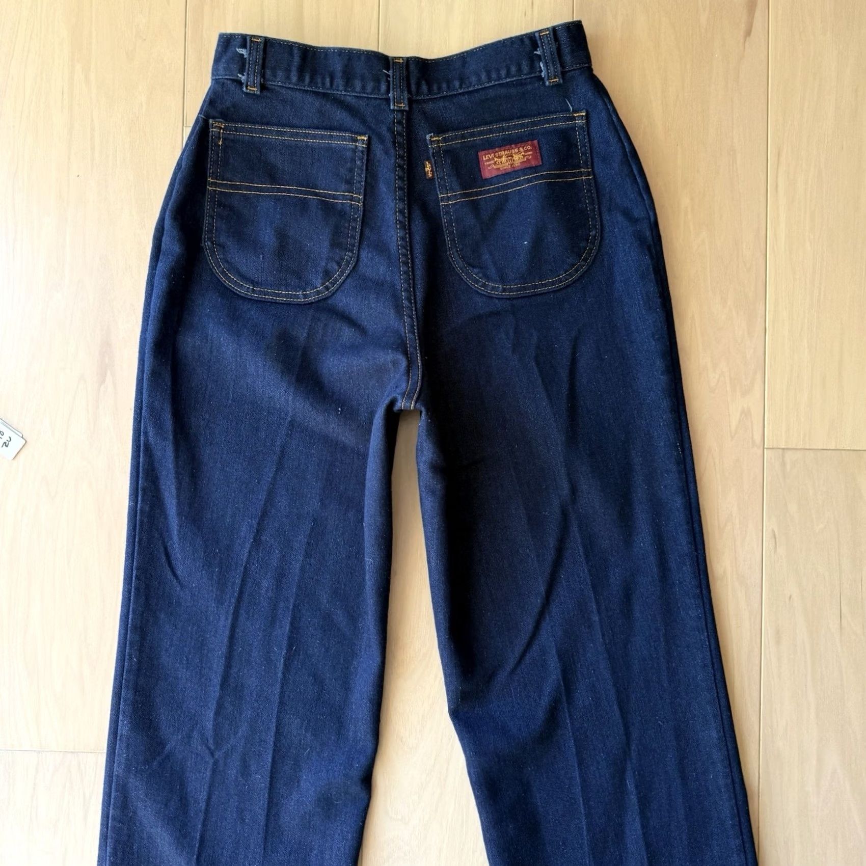 Levi's VINTAGE Levis Jeans 829 Bell Bottom 26 Blue Women 70s Flares Made In USA 684 Size 26" / US 2 / IT 38 - 7 Thumbnail