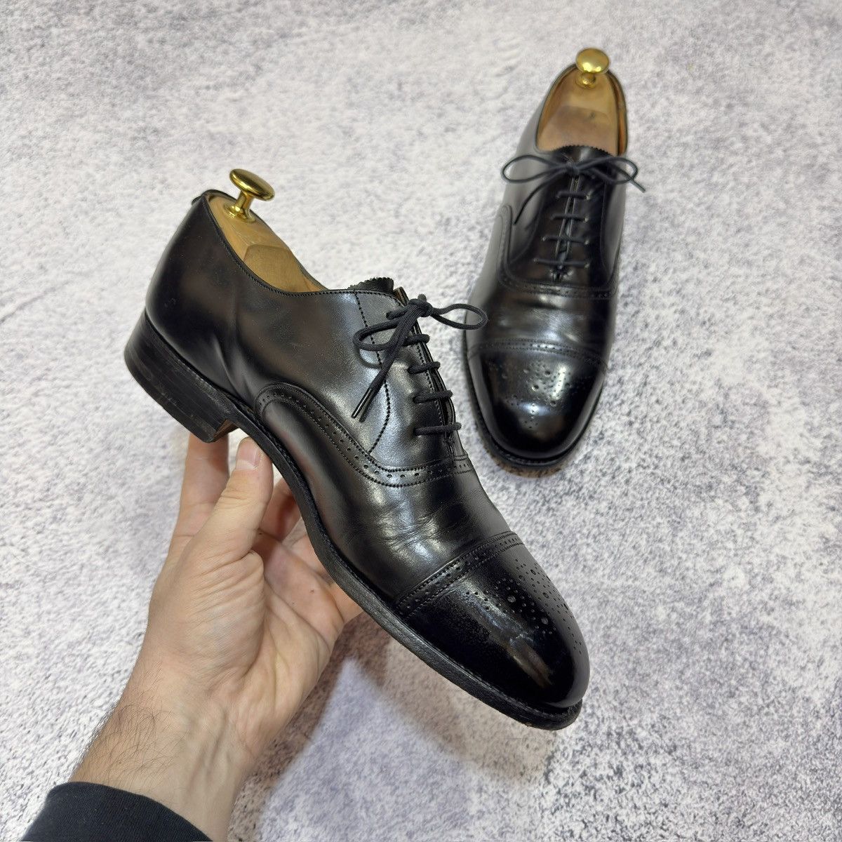 Other K-Shoes England Vintage Oxfords Brogues US8 UK7 EU41 26cm Size US 8 / EU 41 - 6 Thumbnail