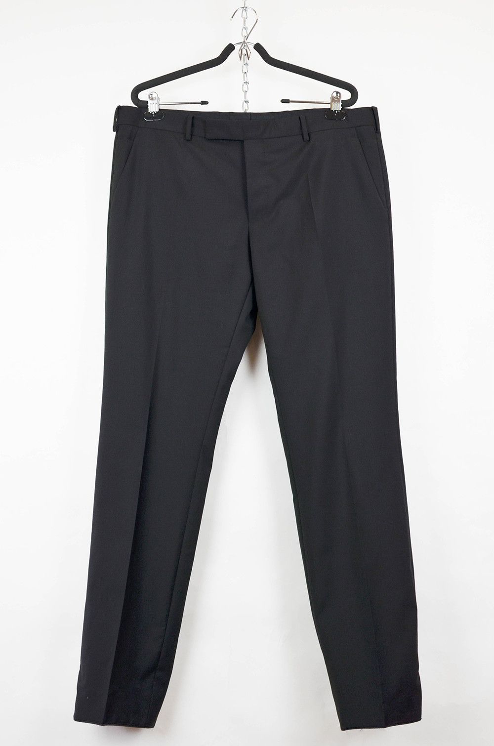 Prada Prada Milano Classic Black Wool Trousers - 54R Size 54R - 1 Thumbnail