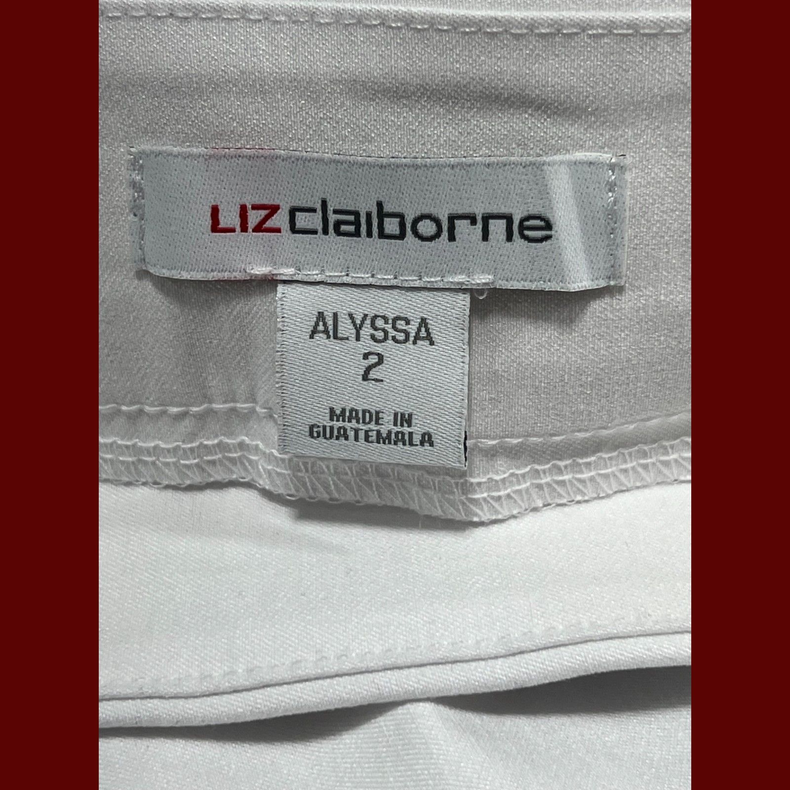 Other Liz Claiborne-Alissa Pedal Pusher-Women's Pull-On Comfort Ca Size 26" / US 2 / IT 38 - 11 Thumbnail