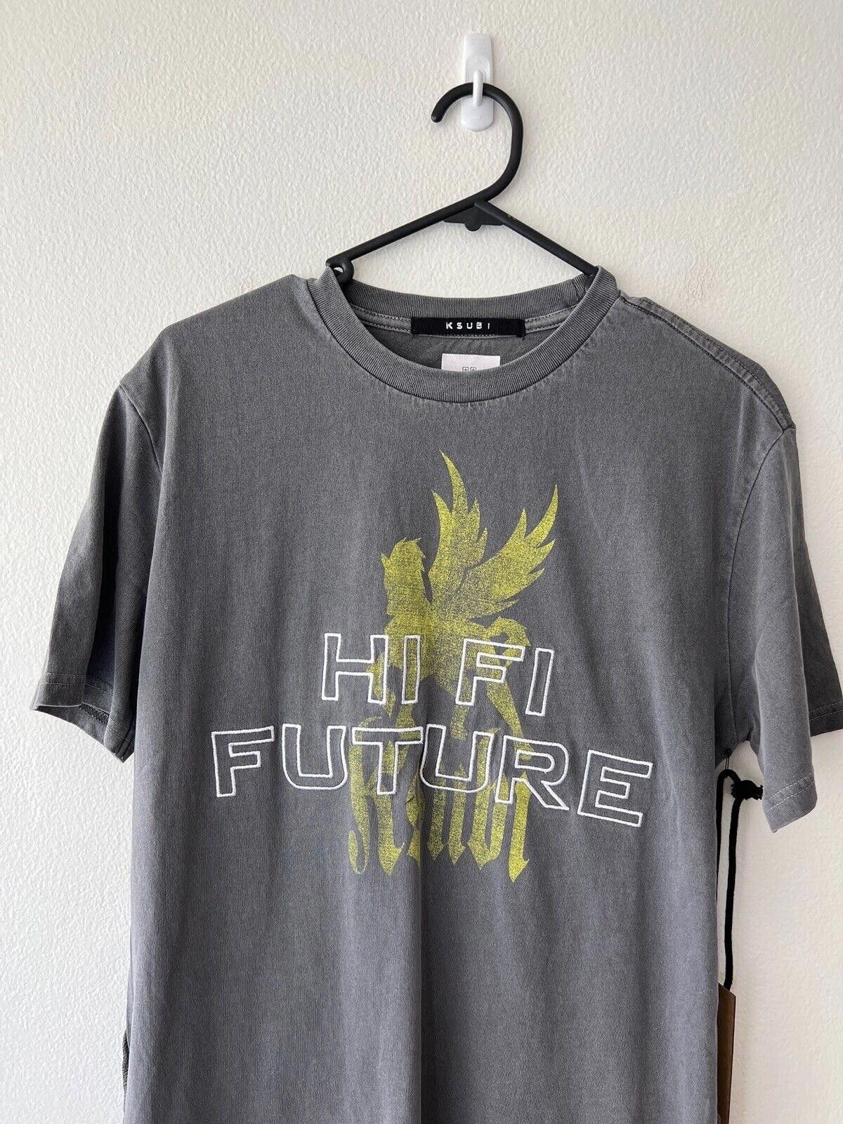 Ksubi new ksubi extra small xs tee shirt top hi fi future grey Size US XS / EU 42 / 0 - 2 Thumbnail