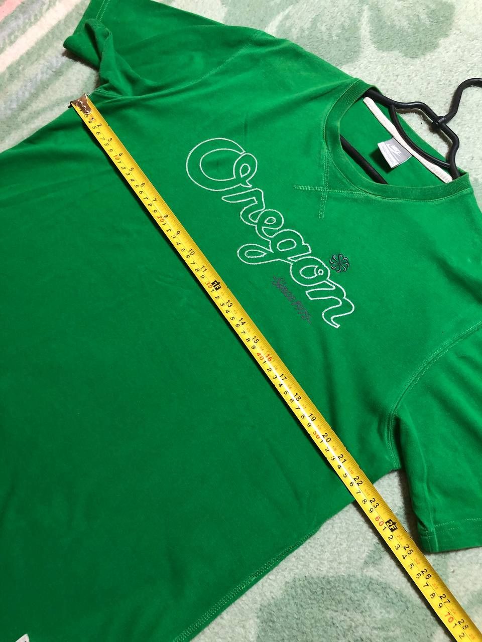 Nike Vintage Nike Y2K Logo Green Short Sleeve T-Shirt Size L Size US L / EU 52-54 / 3 - 11 Thumbnail