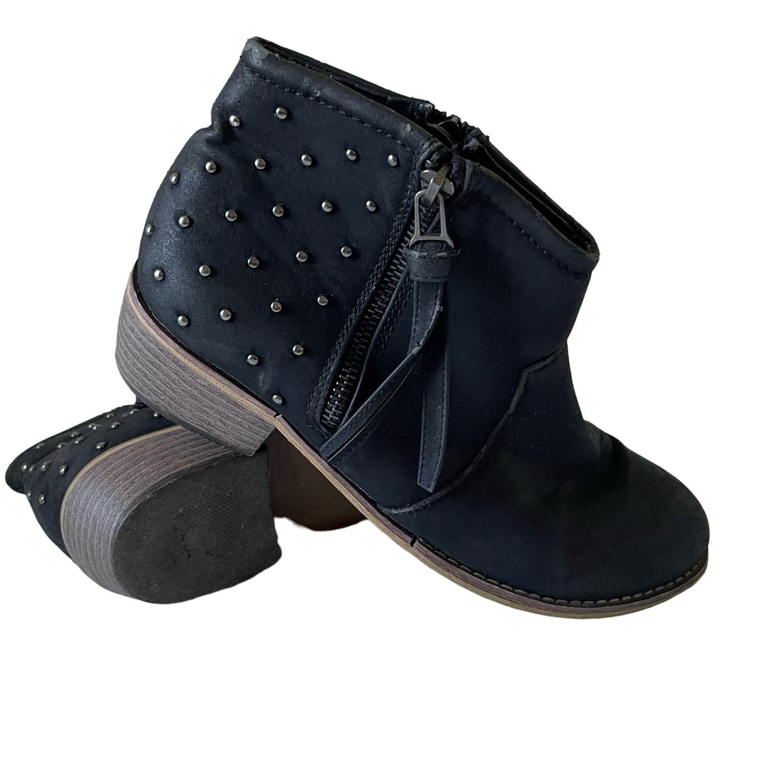 Kohl's Black Studded Booties Size US 9 / IT 39 - 6 Thumbnail