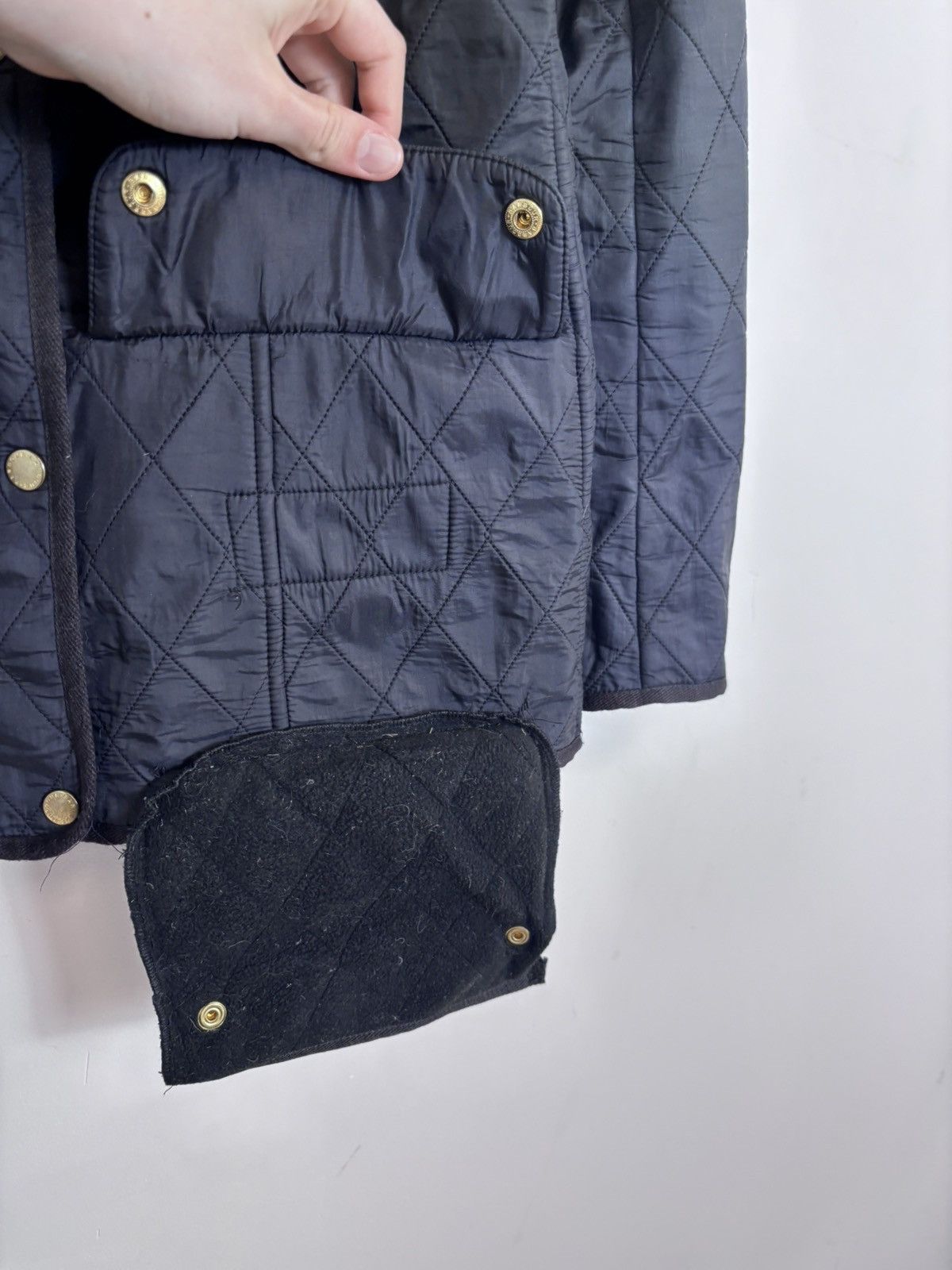 Barbour Barbour International Women’s Polarquilt Jacket Quilted Coat Size M / US 6-8 / IT 42-44 - 14 Thumbnail