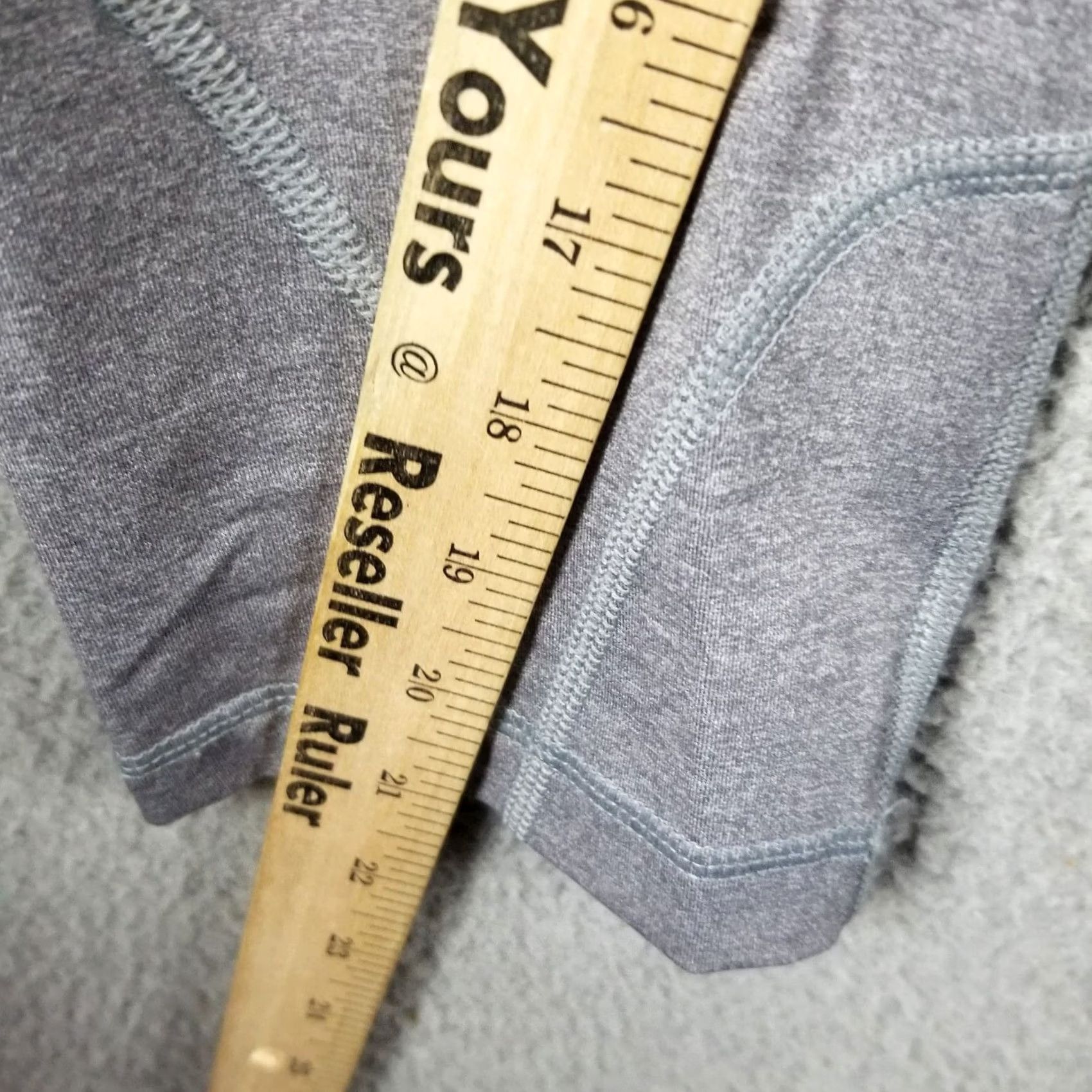 Lululemon Lululemon Run Inspire Crop II Leggings Pocket Size 4 Striped Coral Running Pants Size 27" / US 4 / IT 40 - 6 Thumbnail