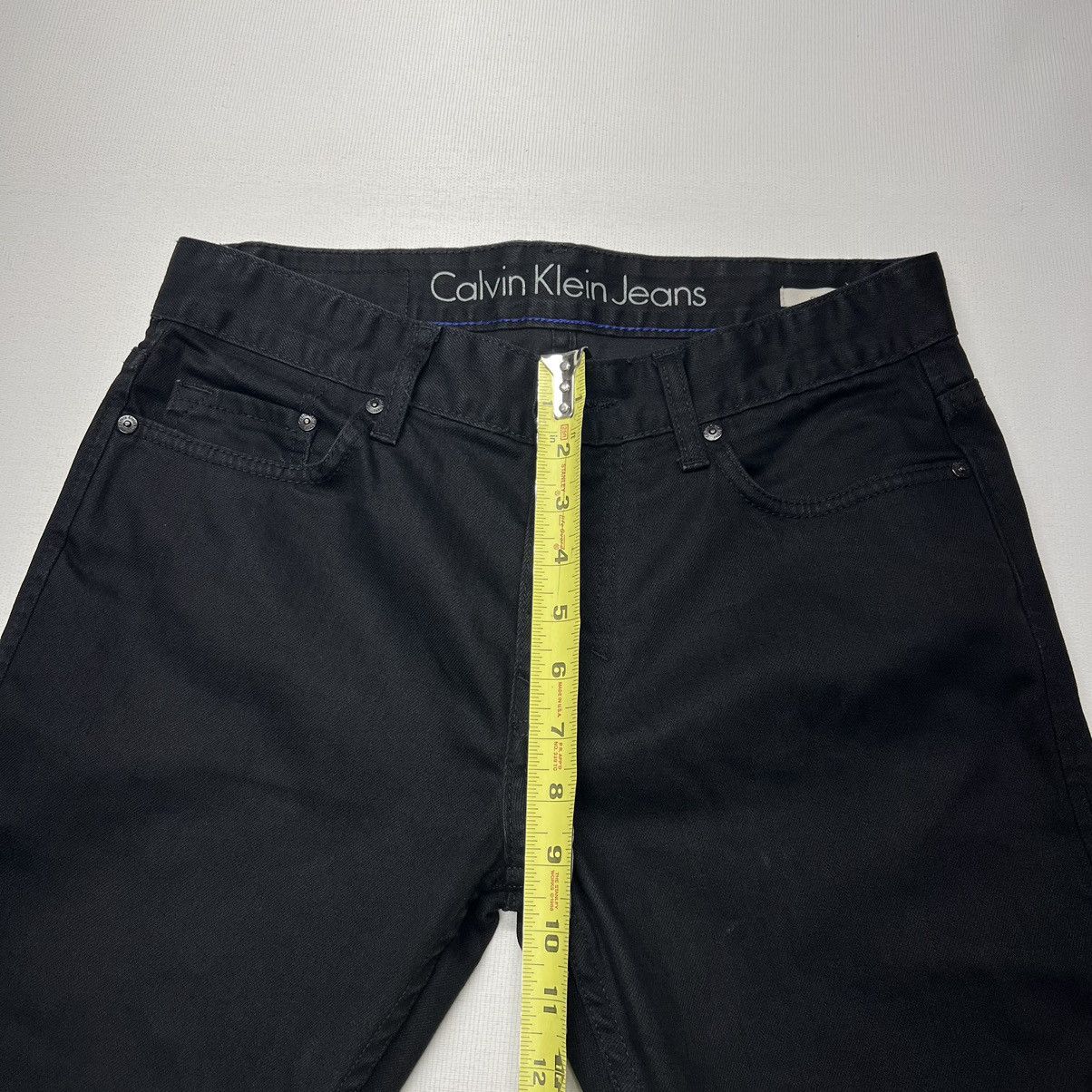 Calvin Klein Calvin Klein Jeans Black Slim Fit Regular Denim Pants Dark Size US 30 / EU 46 - 21 Thumbnail