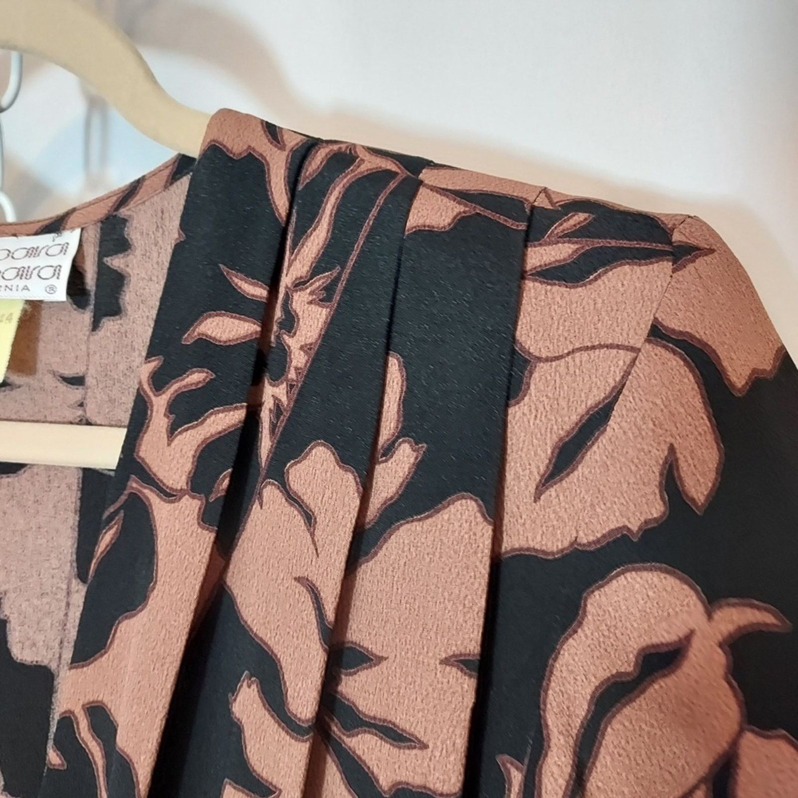 Other Barbara Barbara Brown Black Tropical Floral Pants Jumpsuit Size 34" / US 12 / IT 48 - 11 Thumbnail