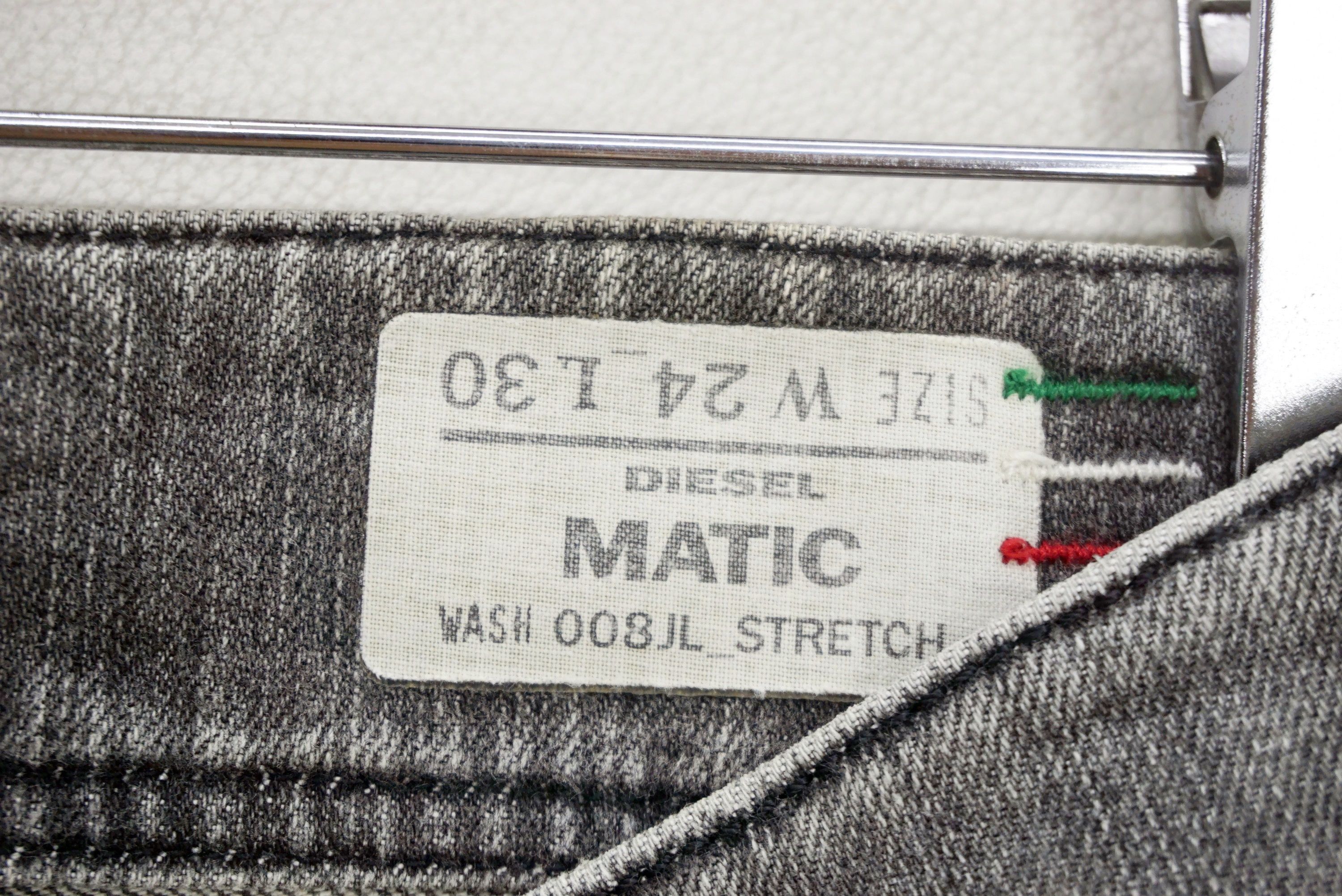 Diesel Diesel Matic Jeans Size 24 fit W26xL30.5 Low-Rise Skinny Size 24" / US 00 / IT 34 - 11 Thumbnail