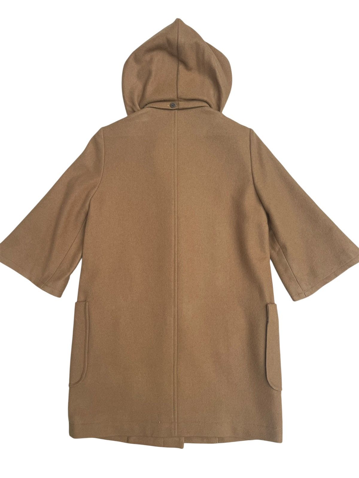 Japanese Brand Banner Barrett Wool Coat Made in Japan Cowhide Patch Size S / US 4 / IT 40 - 2 Thumbnail