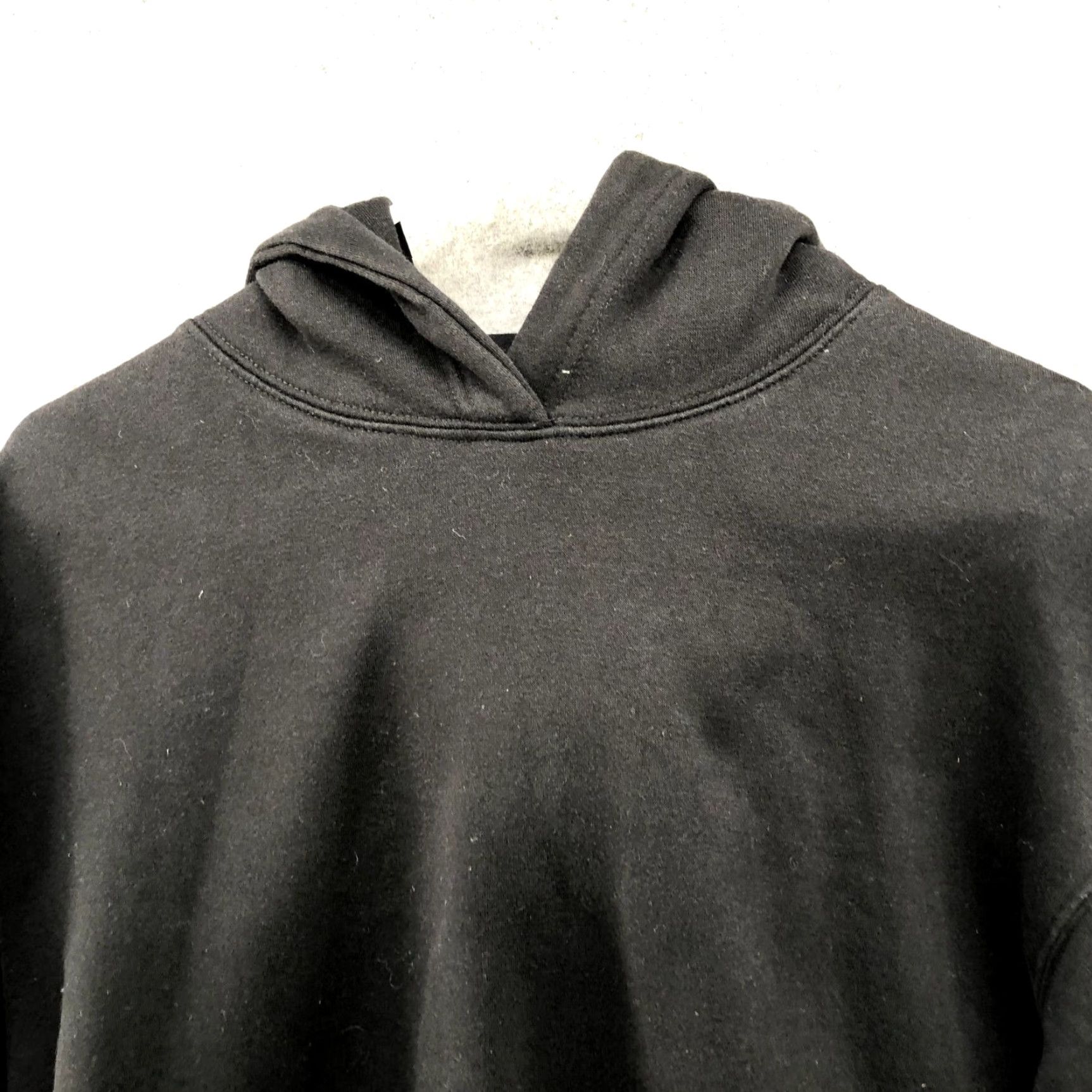 Zara Zara Hoodie Womens S Black Pullover Sweatshirt Solid Fleece Casual Activewear Relaxed Crew Neck Womens Size S / US 4 / IT 40 - 3 Thumbnail