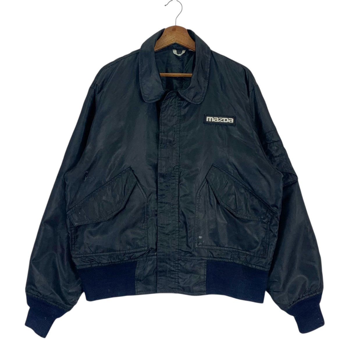 Sports Specialties Vintage Mazda Black Bomber Jacket Size US M / EU 48-50 / 2 - 2 Thumbnail