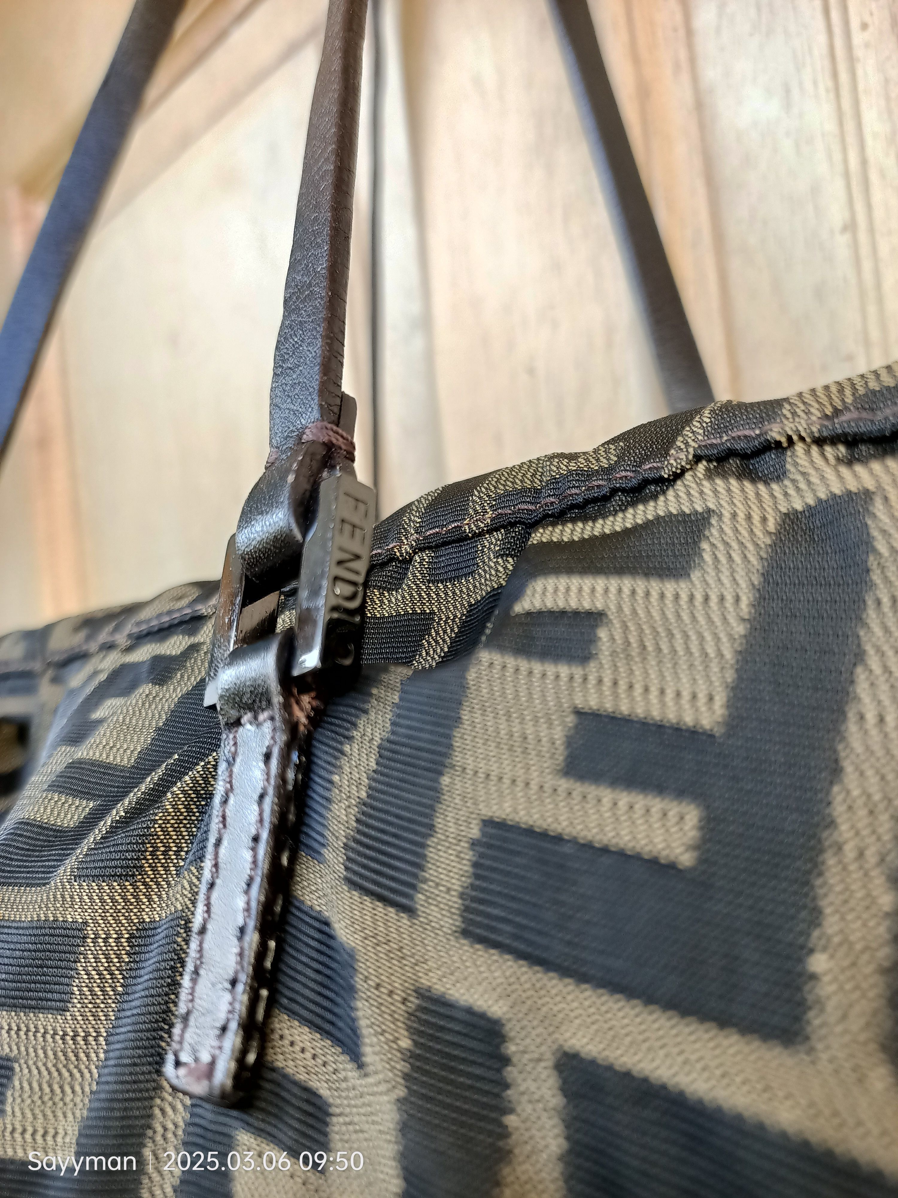 Fendi FENDI Monogram Zucca Baguette bag Size ONE SIZE - 12 Thumbnail