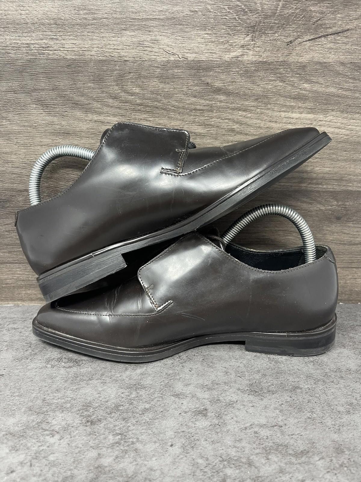 Cos COS Shoes Womens Size 8 (38) Derby Brown Leather Lace Up Size US 8 / IT 38 - 7 Thumbnail