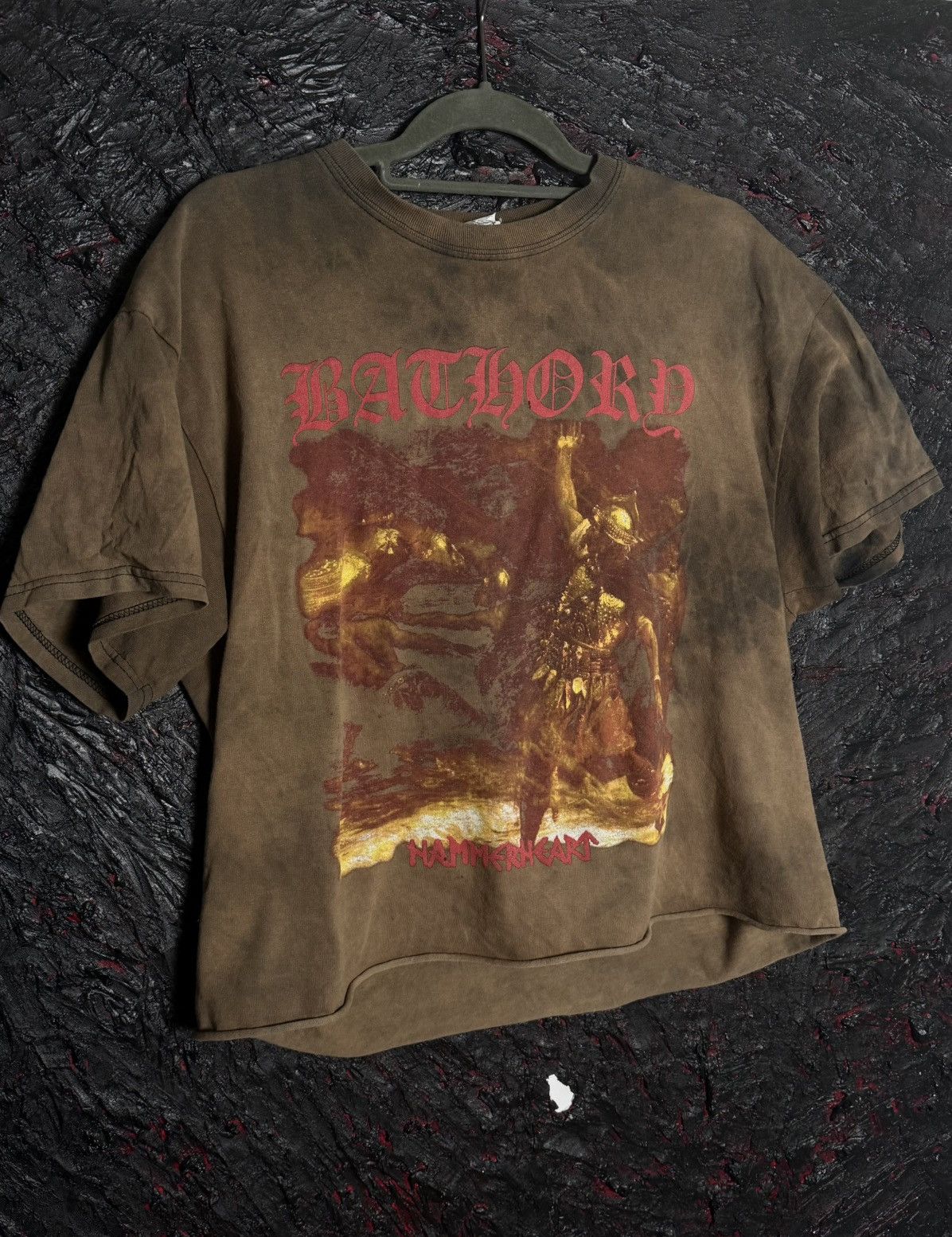 Band Tees Bathory cropped Shirt Size US L / EU 52-54 / 3 - 1 Thumbnail