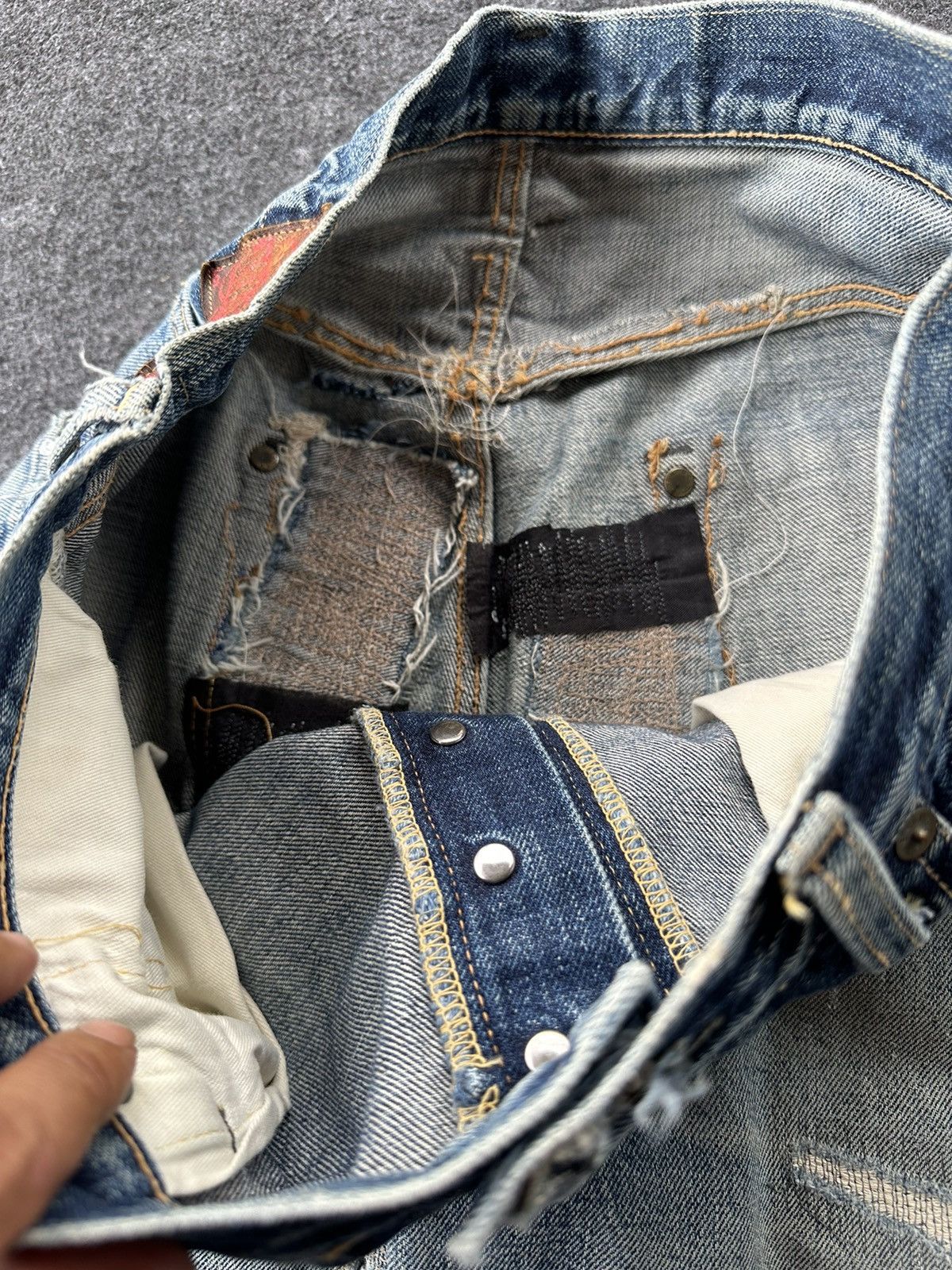Denime Sale 🔥 Denime Thrashed Reconstruction Denim Size 32 D99 Size US 32 / EU 48 - 11 Thumbnail