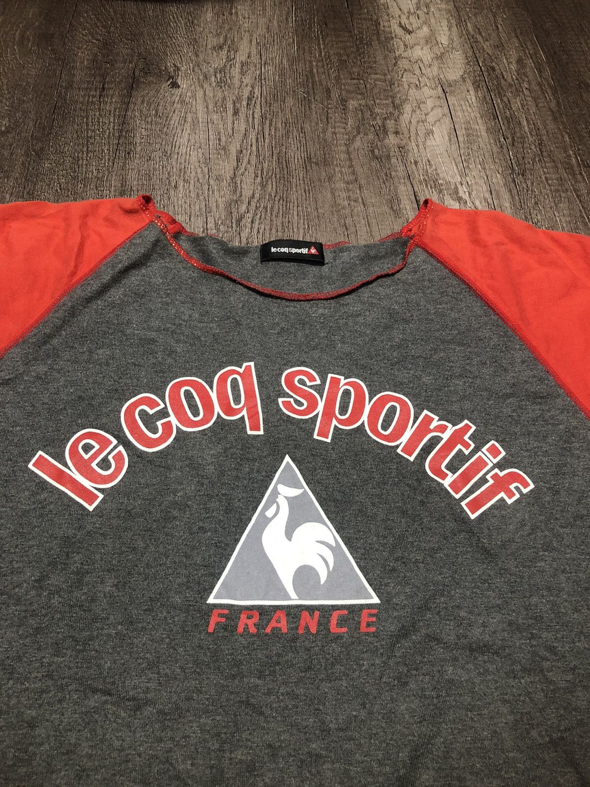 Le Coq Sportif × Vintage Vintage Lecoq Sportif France Tee Shirt Size US L / EU 52-54 / 3 - 6 Thumbnail