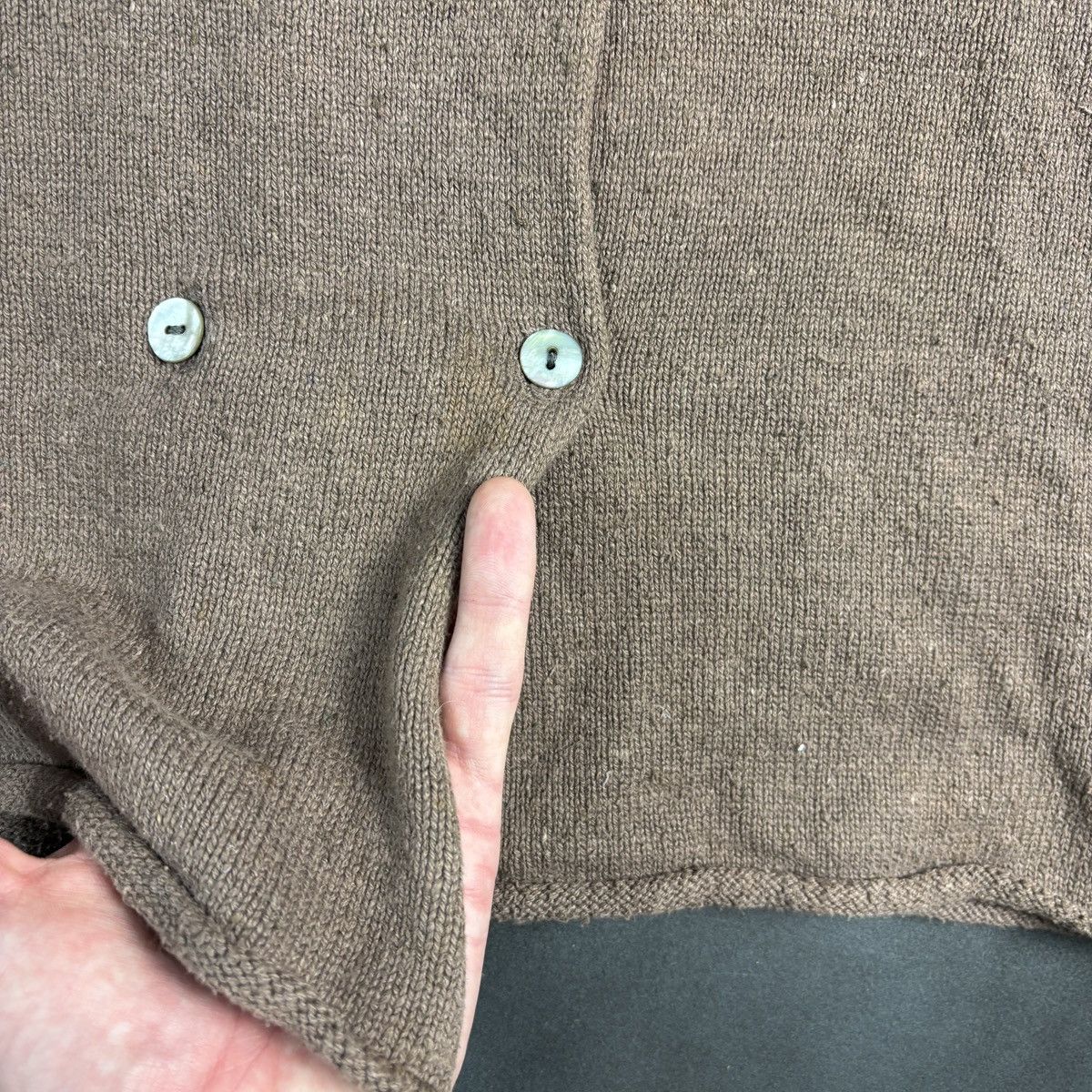 FCUK × French Connection × Vintage 1980s Vintage French Connection Sweater 1970s FCUK Cropped Size M / US 6-8 / IT 42-44 - 19 Thumbnail